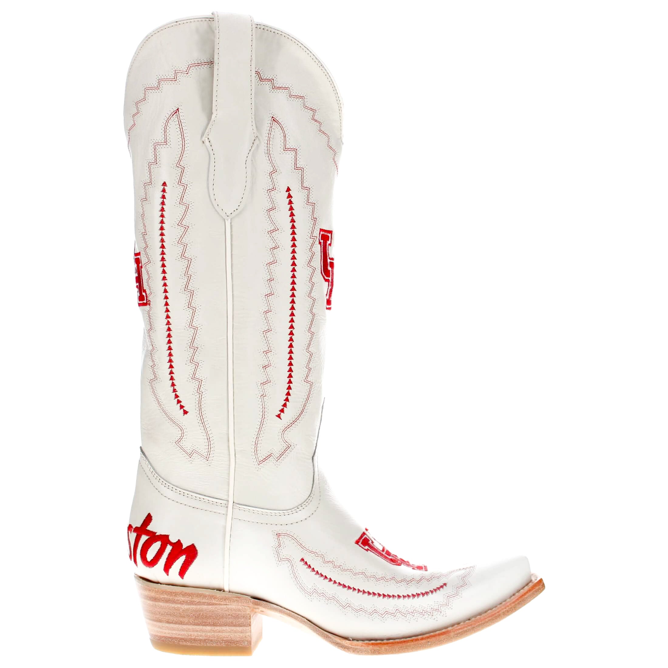 Women's University of Houston Bone Snip Toe Cowgirl Boots Naomi by Vaccari