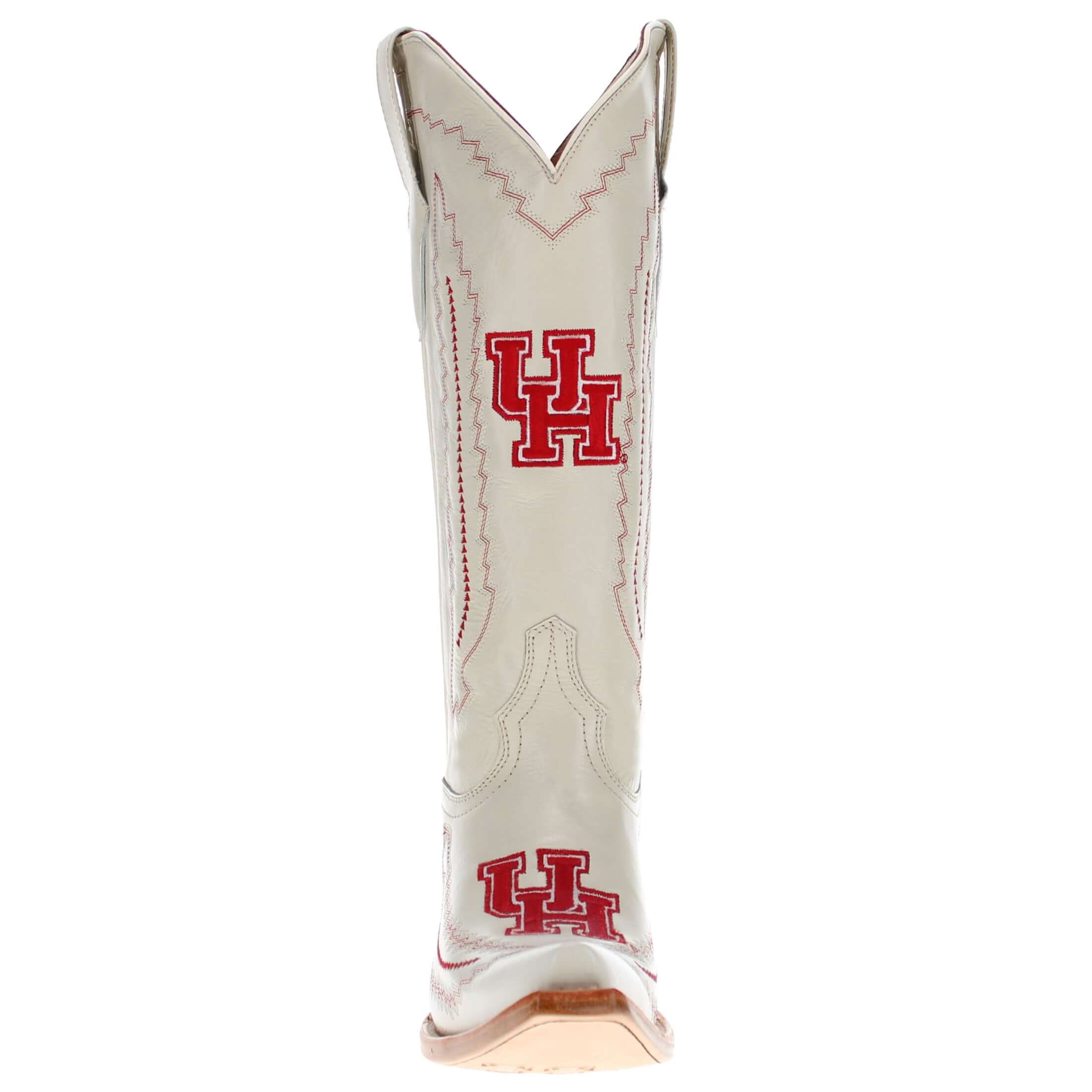 Women's University of Houston Bone Snip Toe Cowgirl Boots Naomi by Vaccari