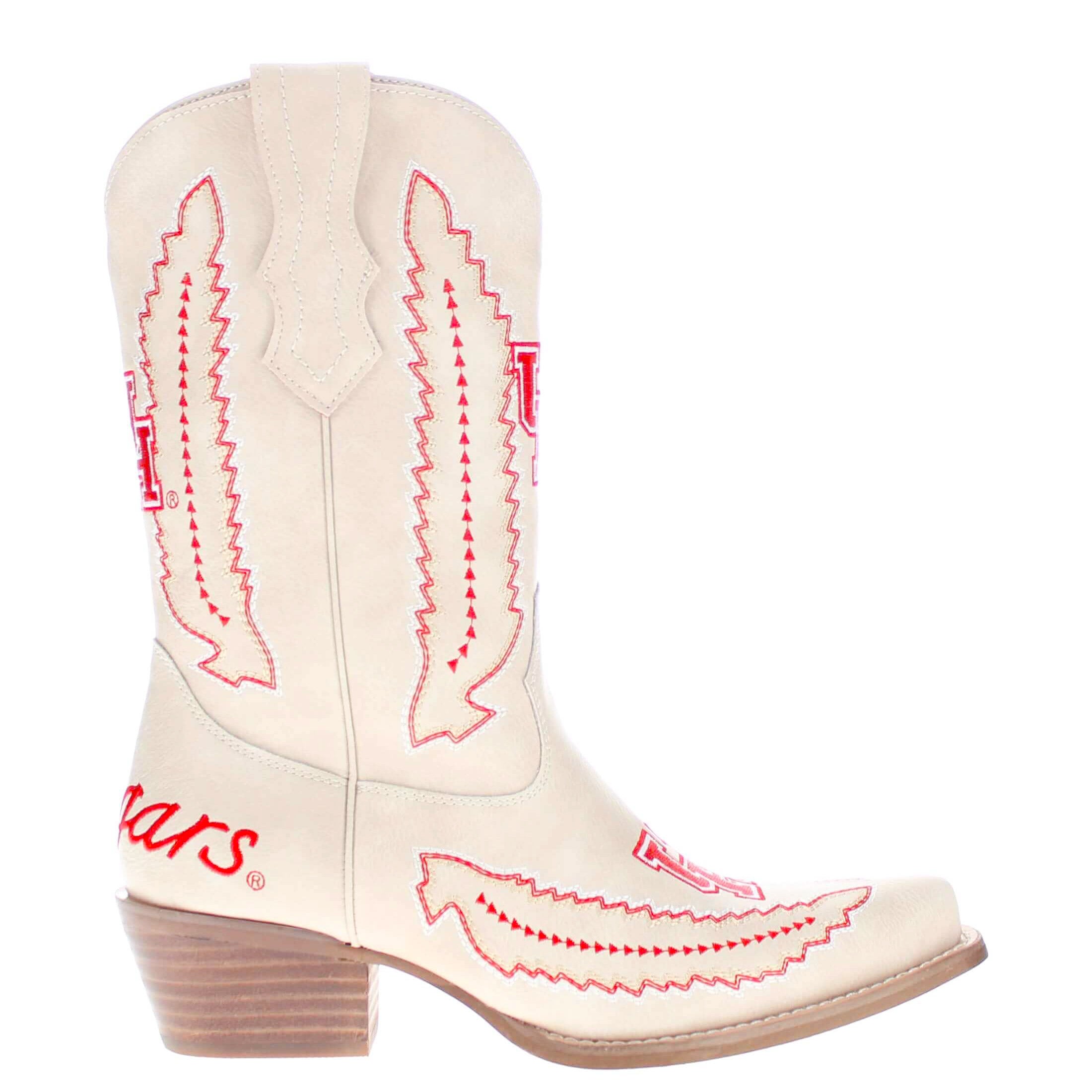 University of Houston Mimi Short Bone Boot By V By Vaccari