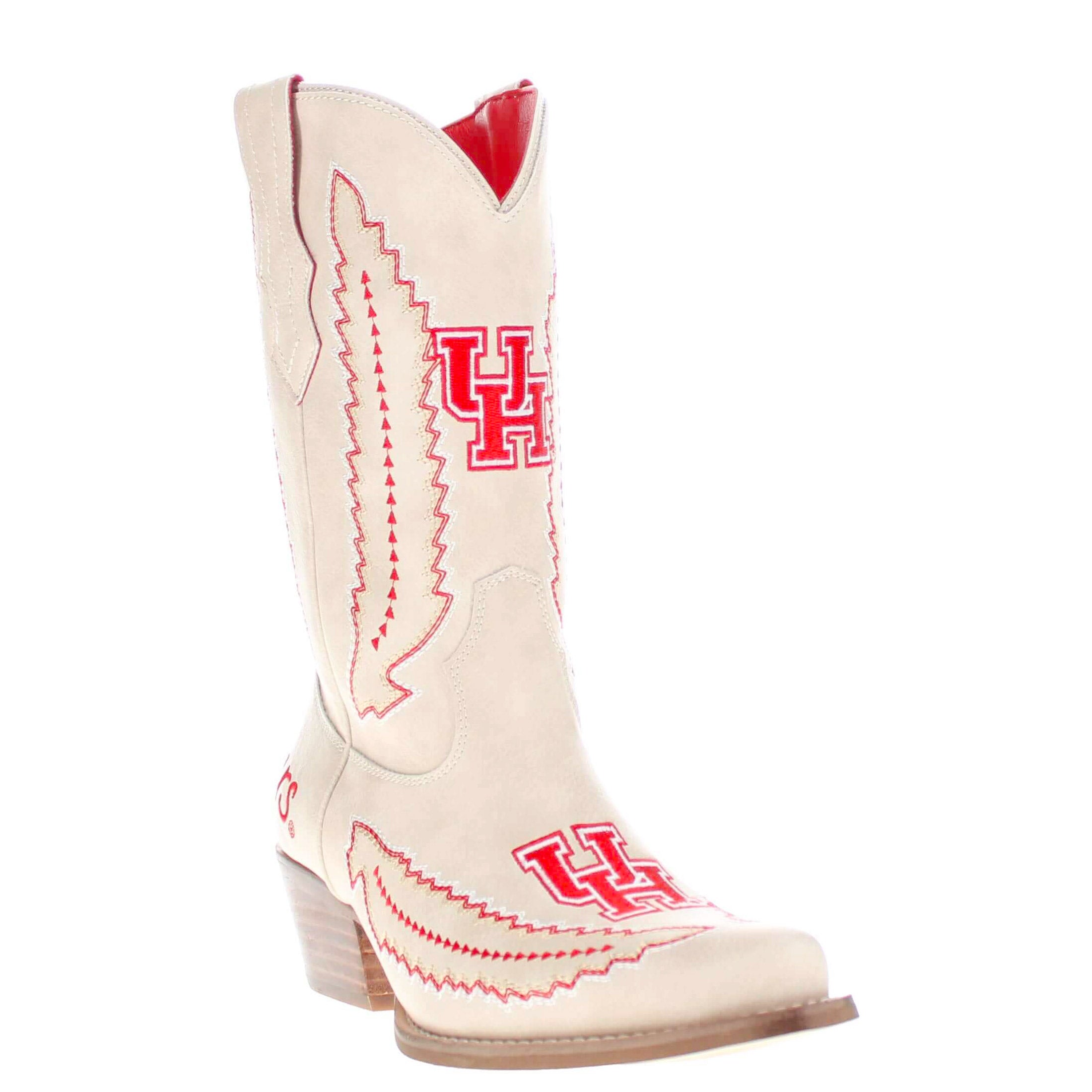 University of Houston Mimi Short Bone Boot By V By Vaccari