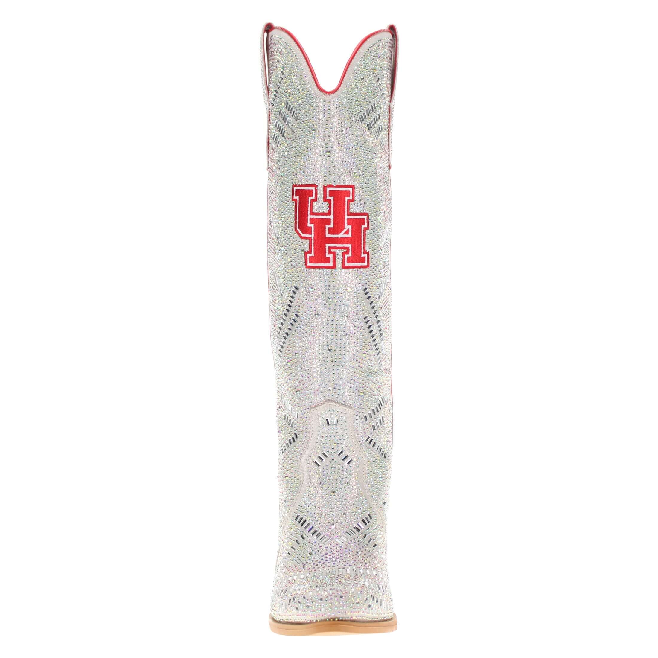 Women's University of Houston Natural Tall Bling Cowgirl Boots Amber by V by Vaccari