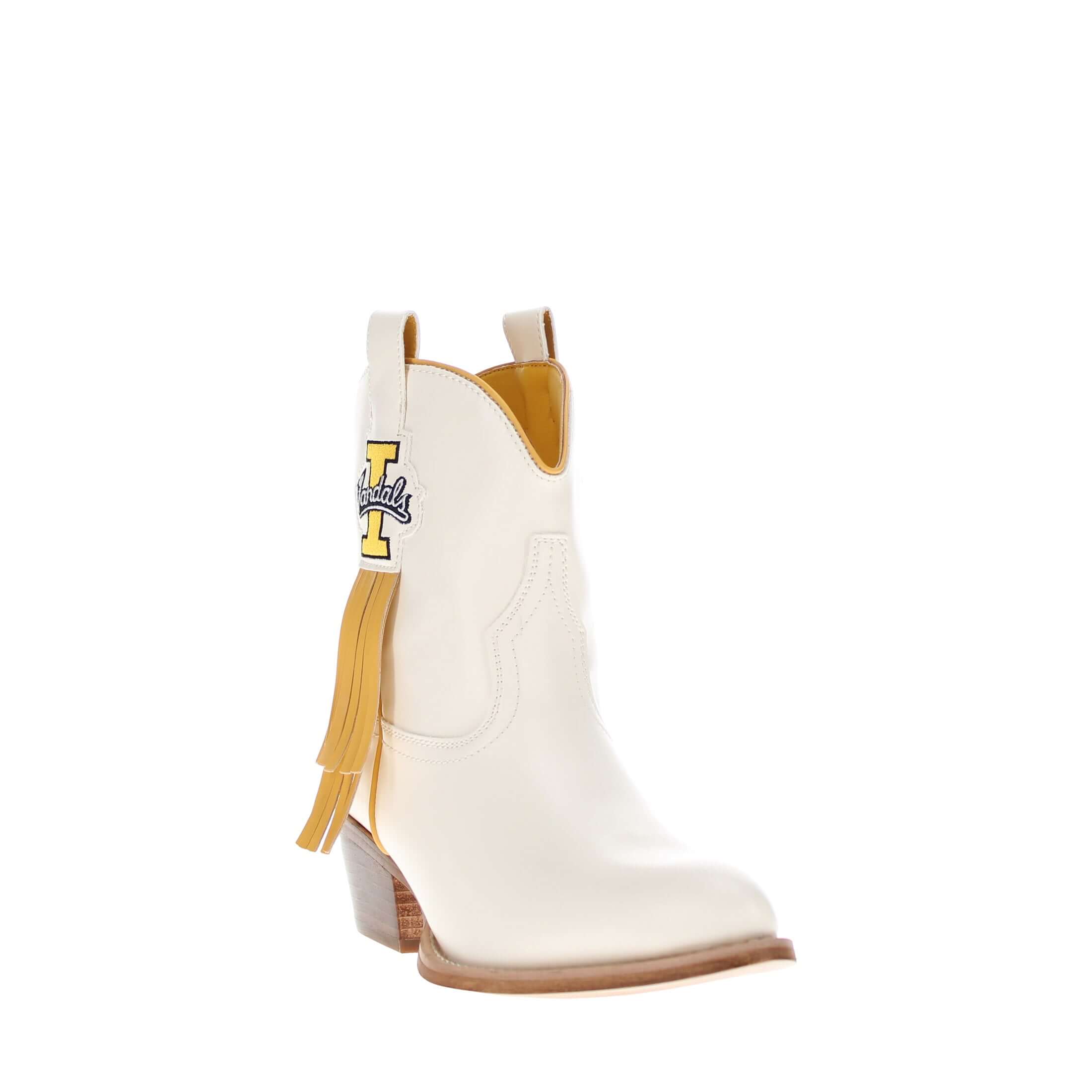 Women's University of Idaho Bone Fringe Bootie Lucy By V By Vaccari