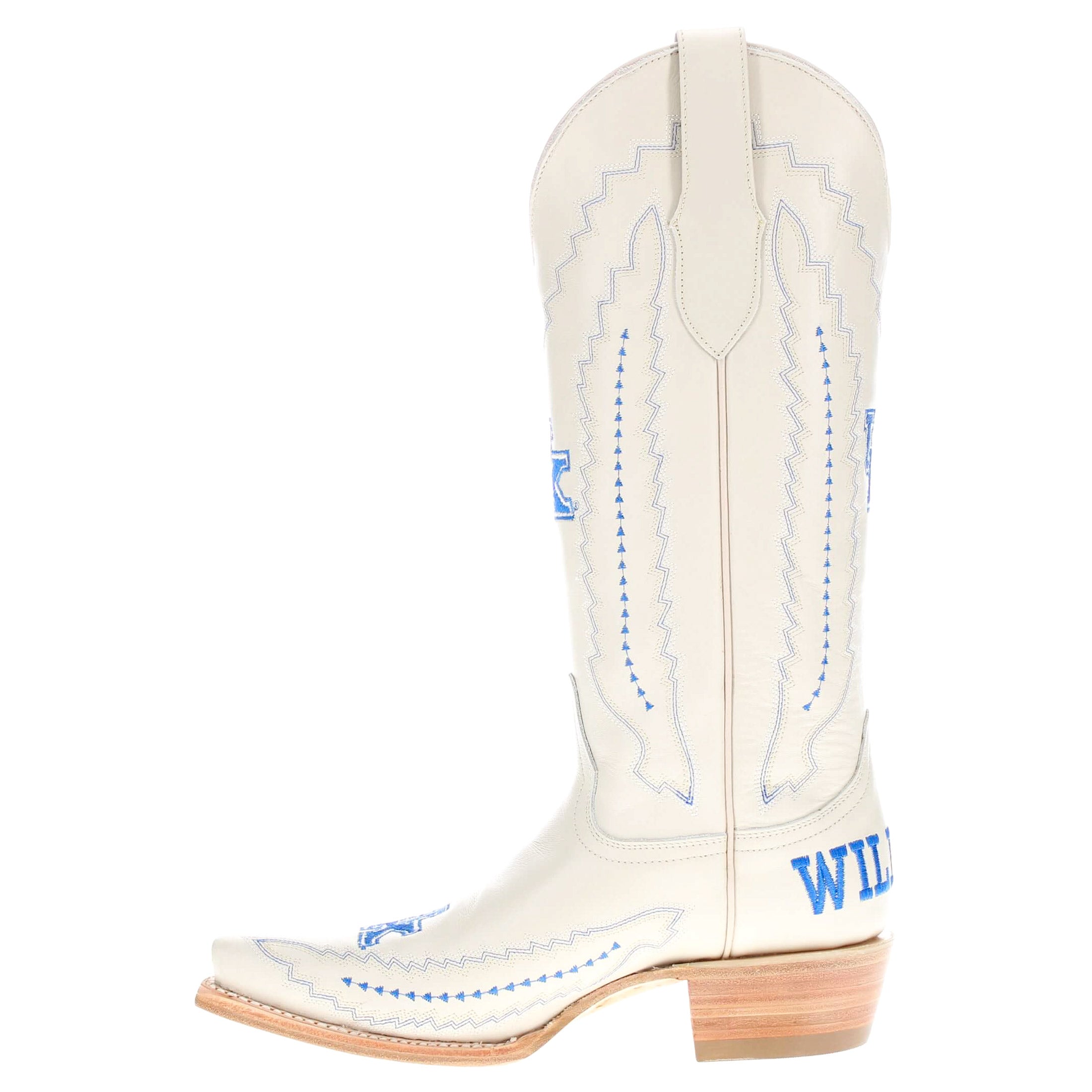 Women's University of Kentucky Bone Snip Toe Cowgirl Boots Naomi by Vaccari