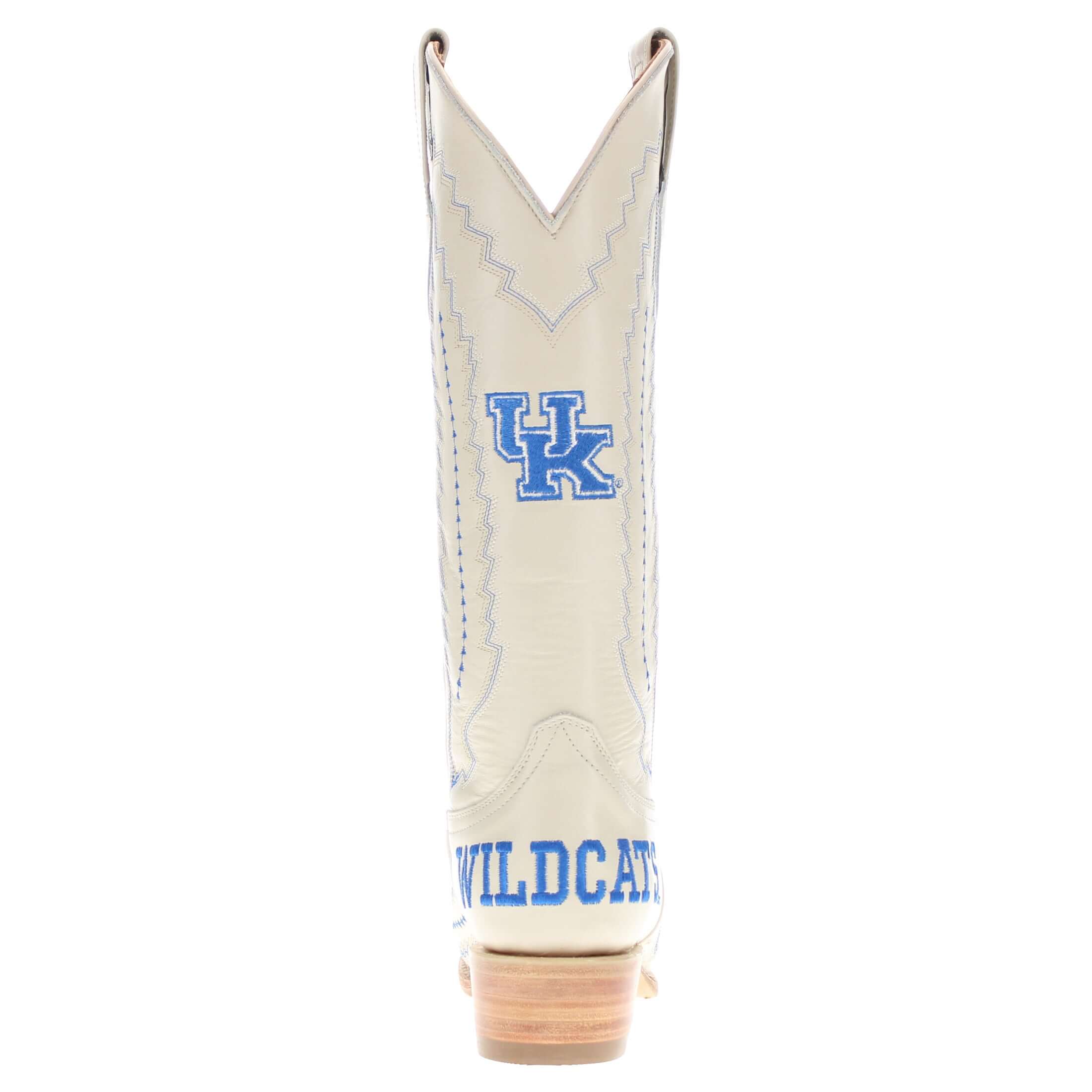 Women's University of Kentucky Bone Snip Toe Cowgirl Boots Naomi by Vaccari