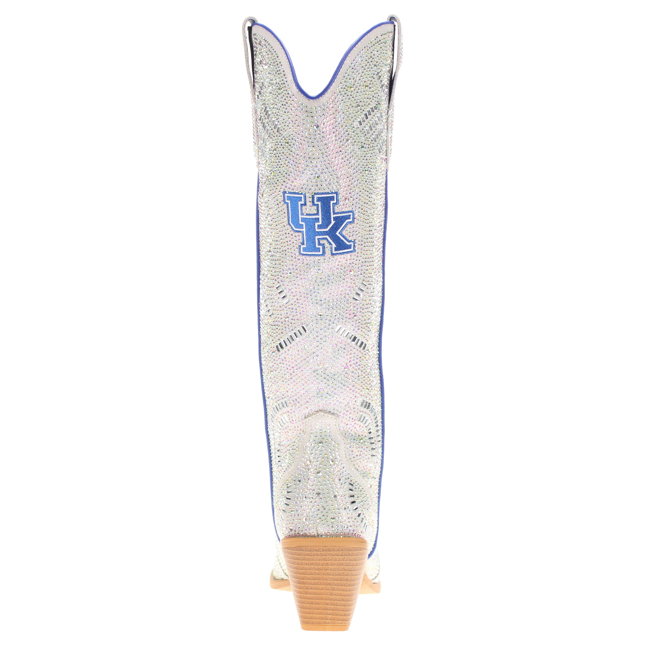 Women's University of Kentucky Natural Tall Bling Cowgirl Boots Amber by V by Vaccari