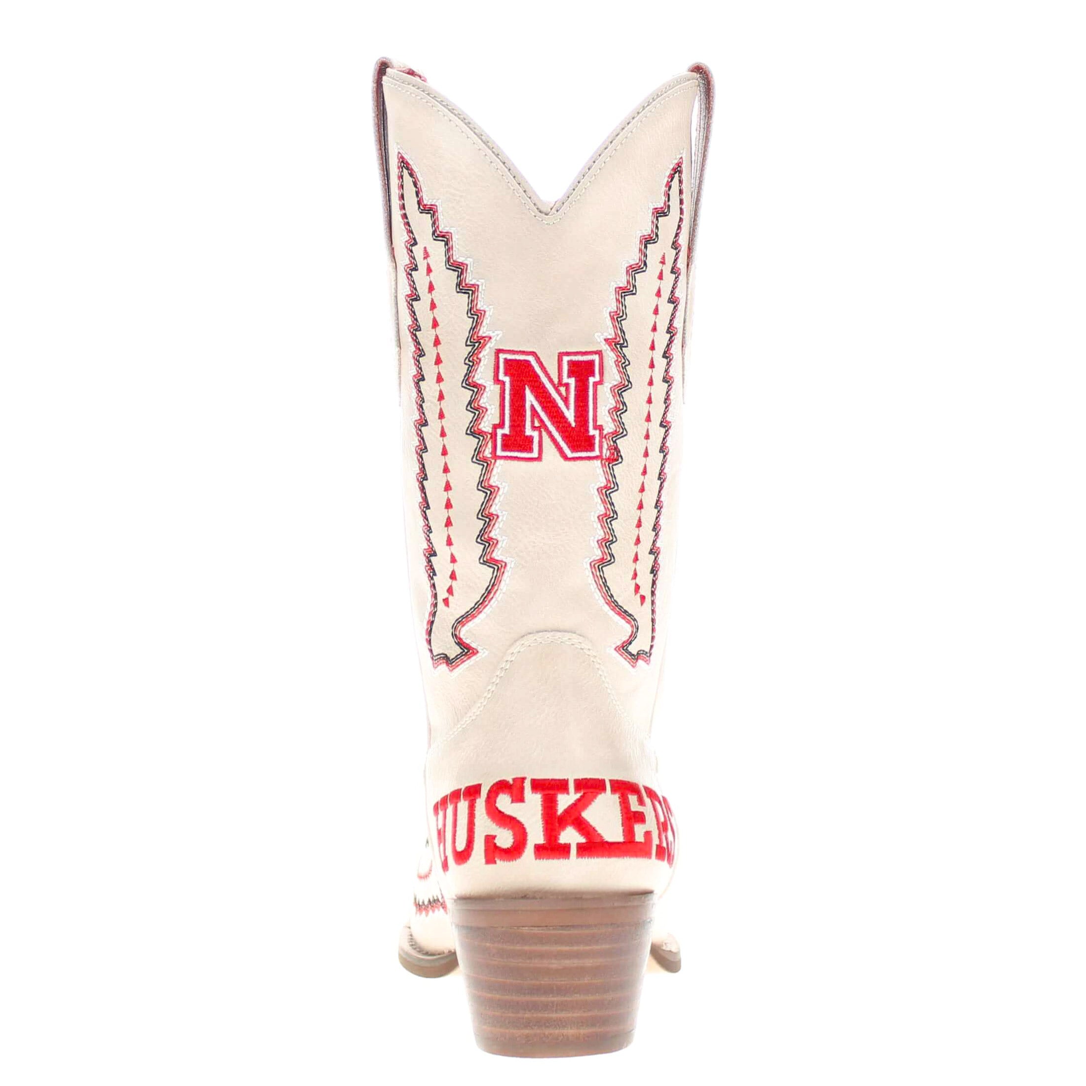 University of Nebraska Mimi Short Bone Boot By V By Vaccari