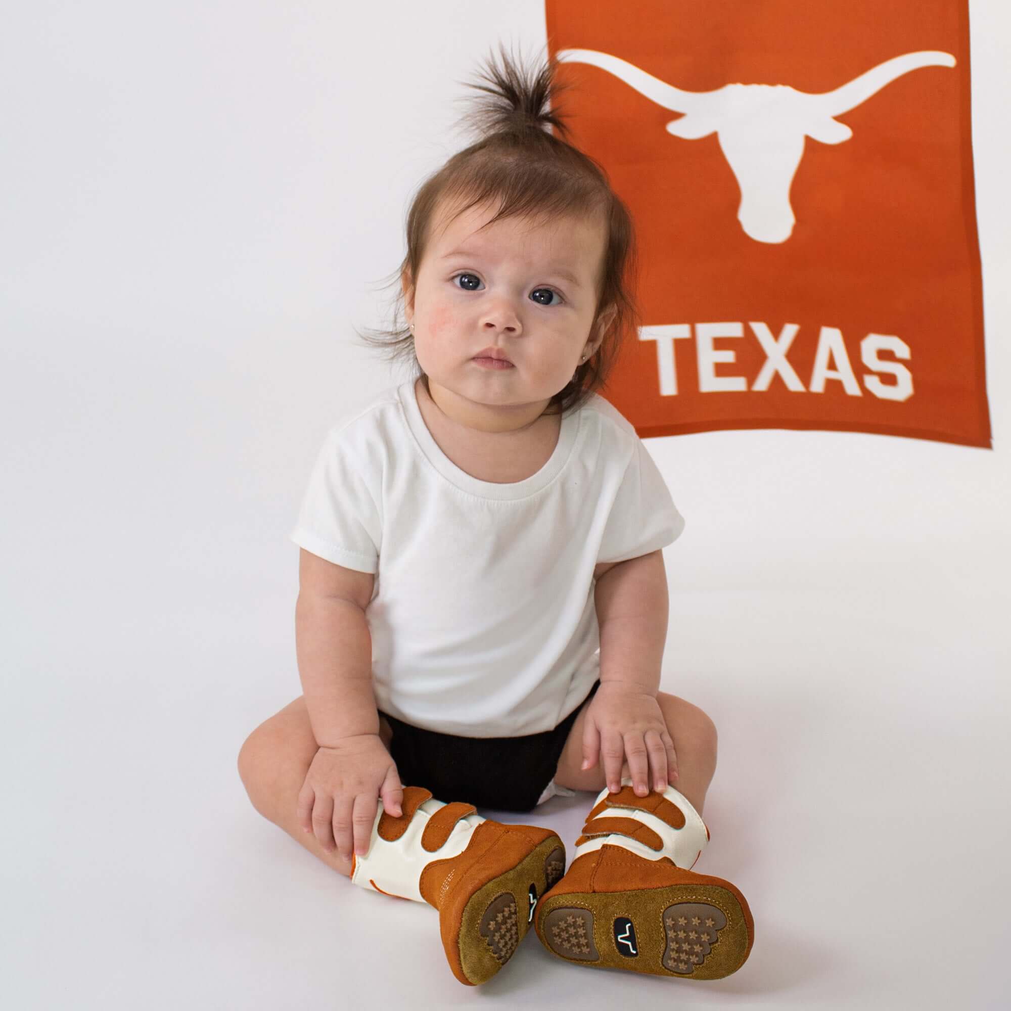 Infant University of Texas Boot by V by Vaccari