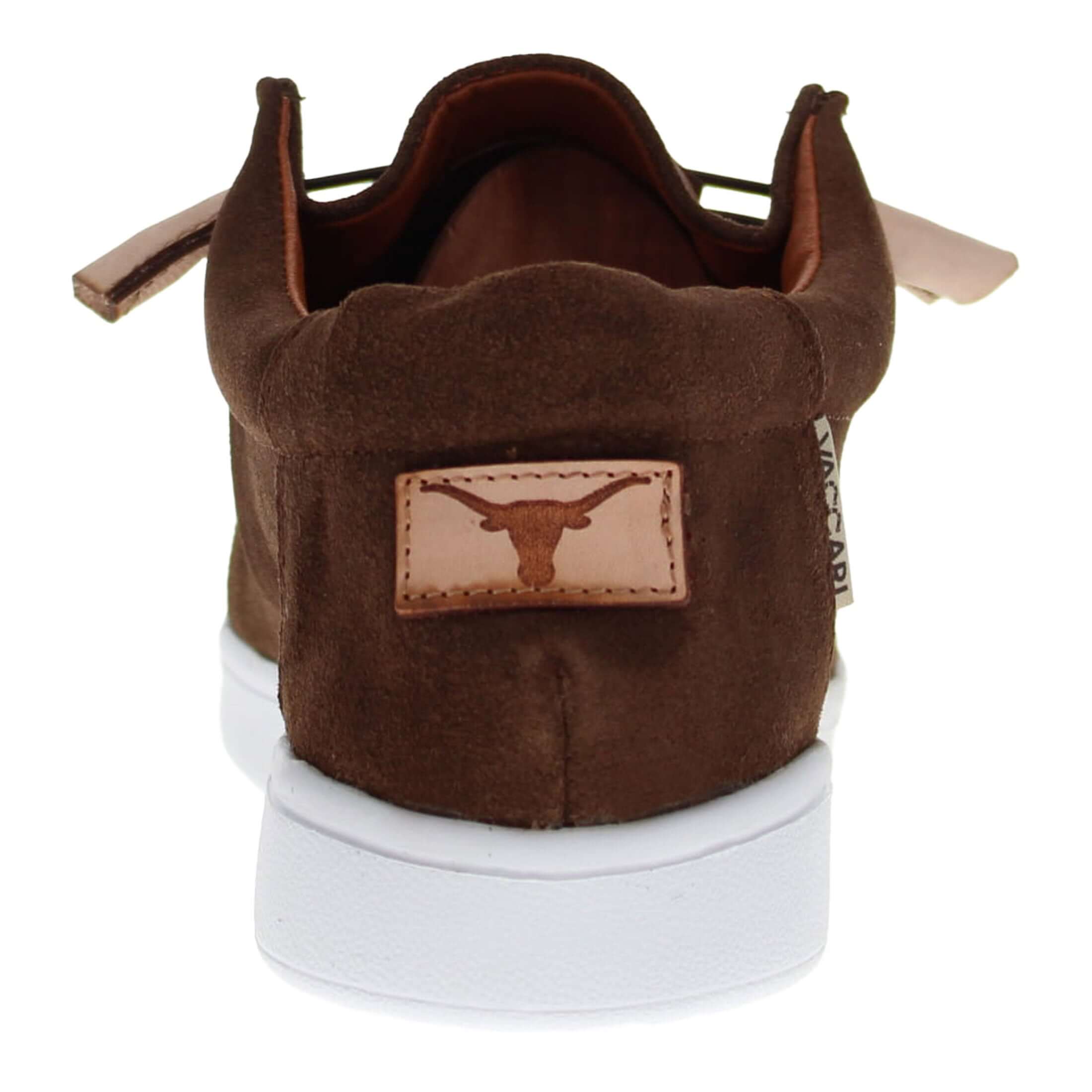 Men's University of Texas leather suede slip-on shoes