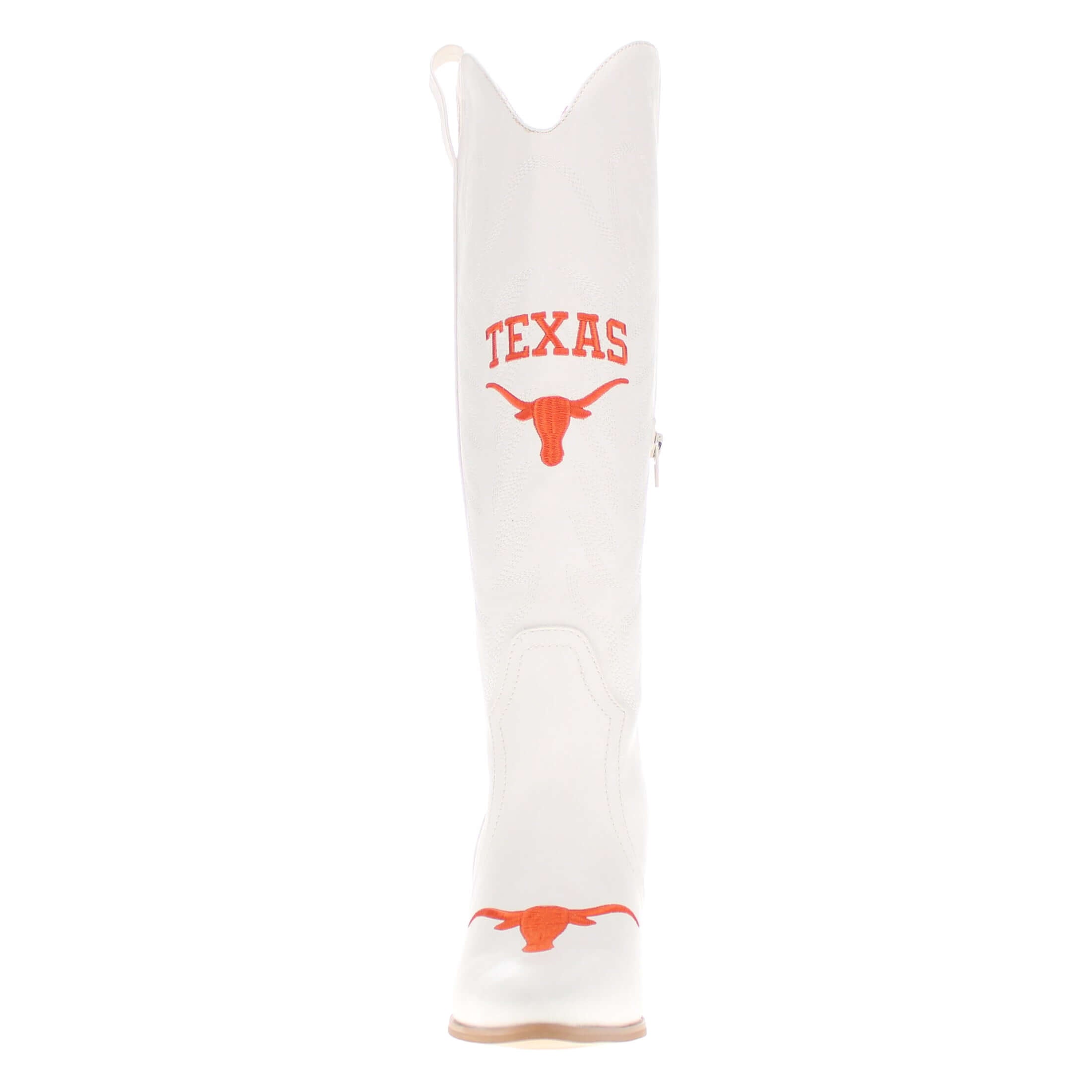 University of Texas Blair Tall White Boot By V By Vaccari