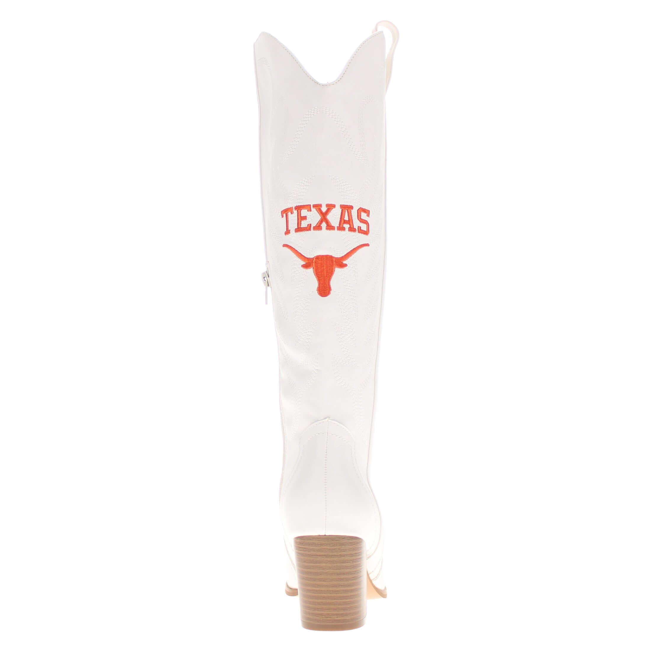 University of Texas Blair Tall White Boot By V By Vaccari