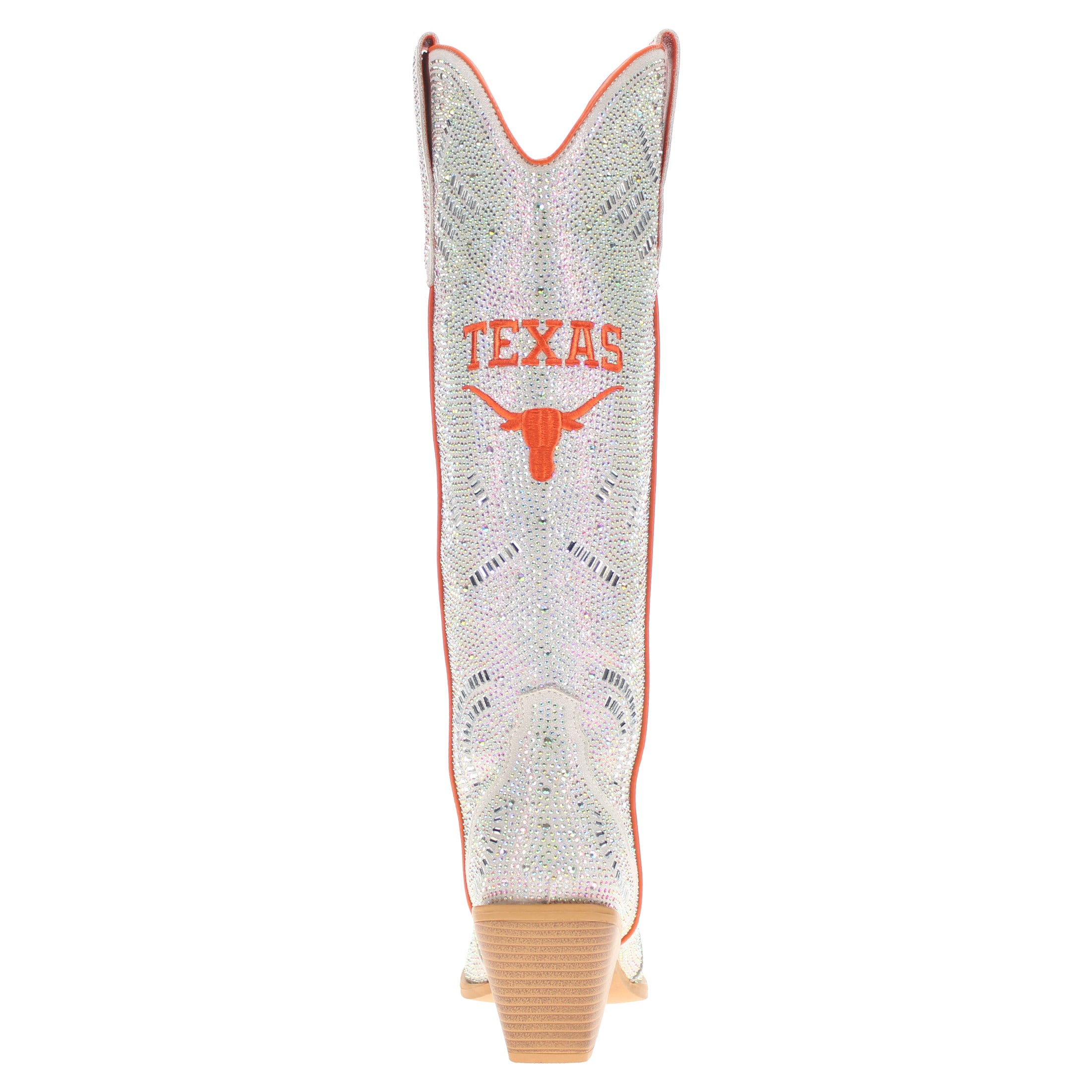 Women's University of Texas Natural Tall Bling Cowgirl Boots Amber by V by Vaccari