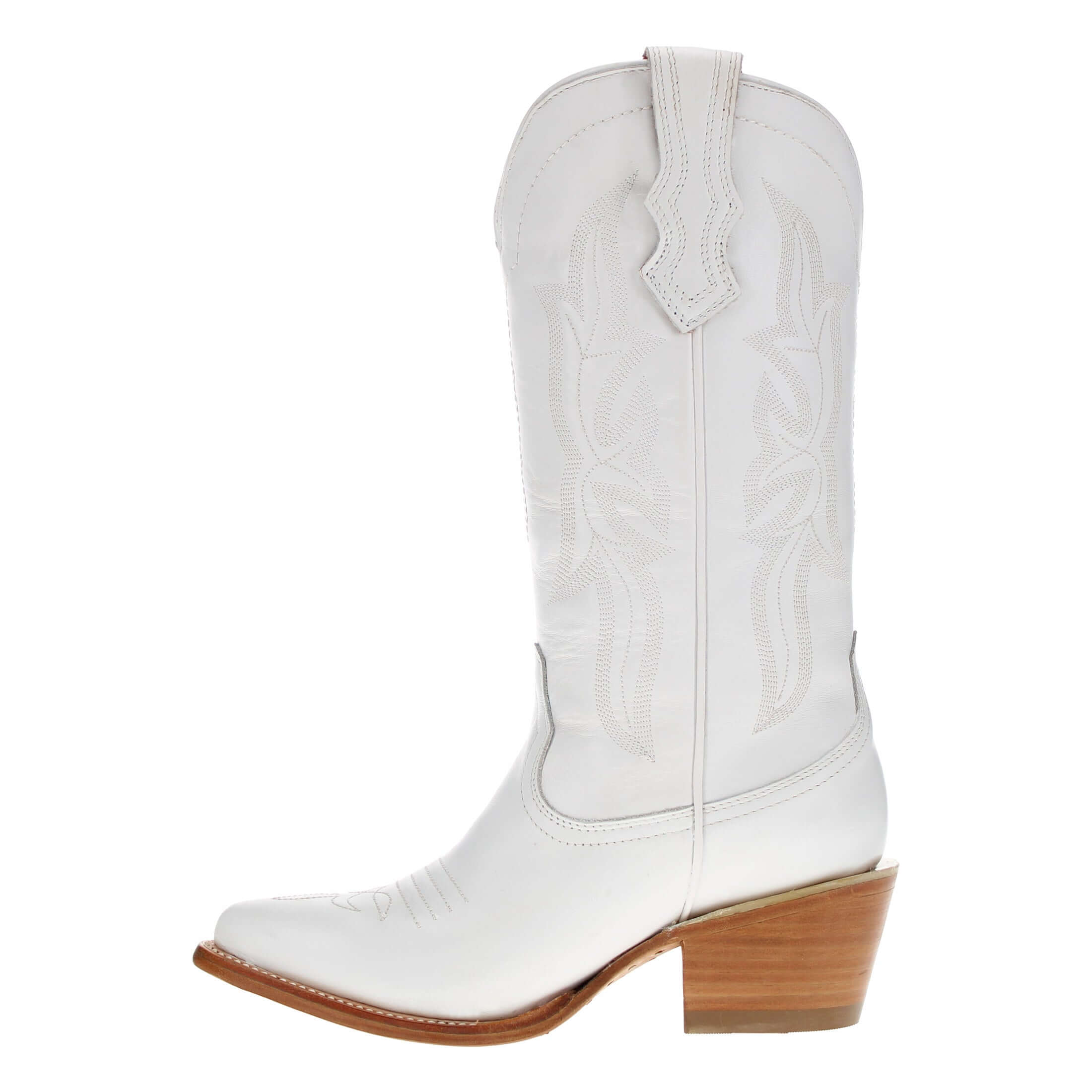 Women's White Cowgirl Boots Quinn by Vaccari Core