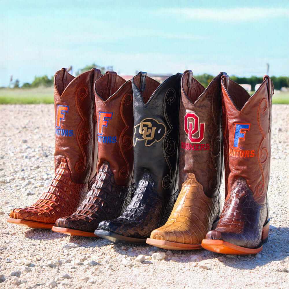 Men's American Alligator Cowboy Boots by Vaccari University