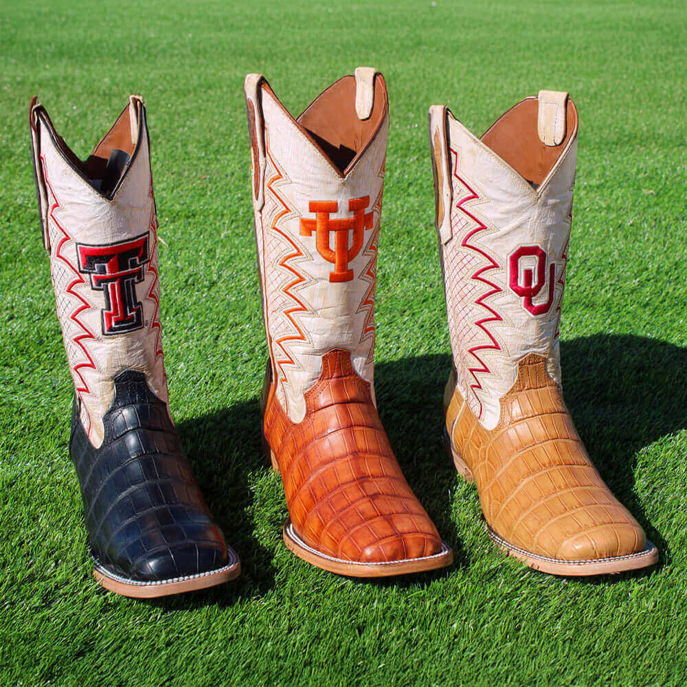 Men's American Alligator Cowboy Boots by Vaccari University