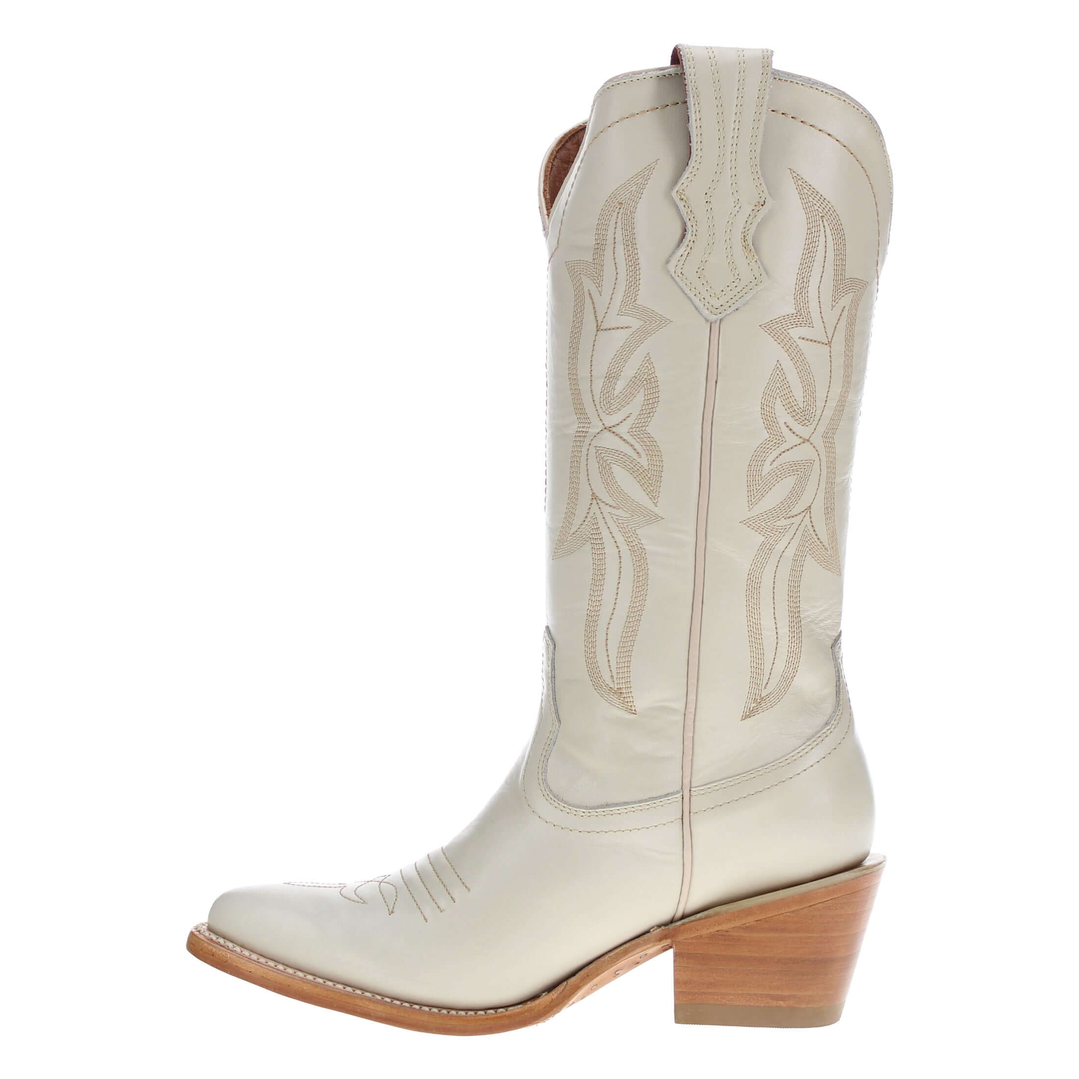 Women's Bone Leather Cowgirl Boots Quinn by Vaccari Core