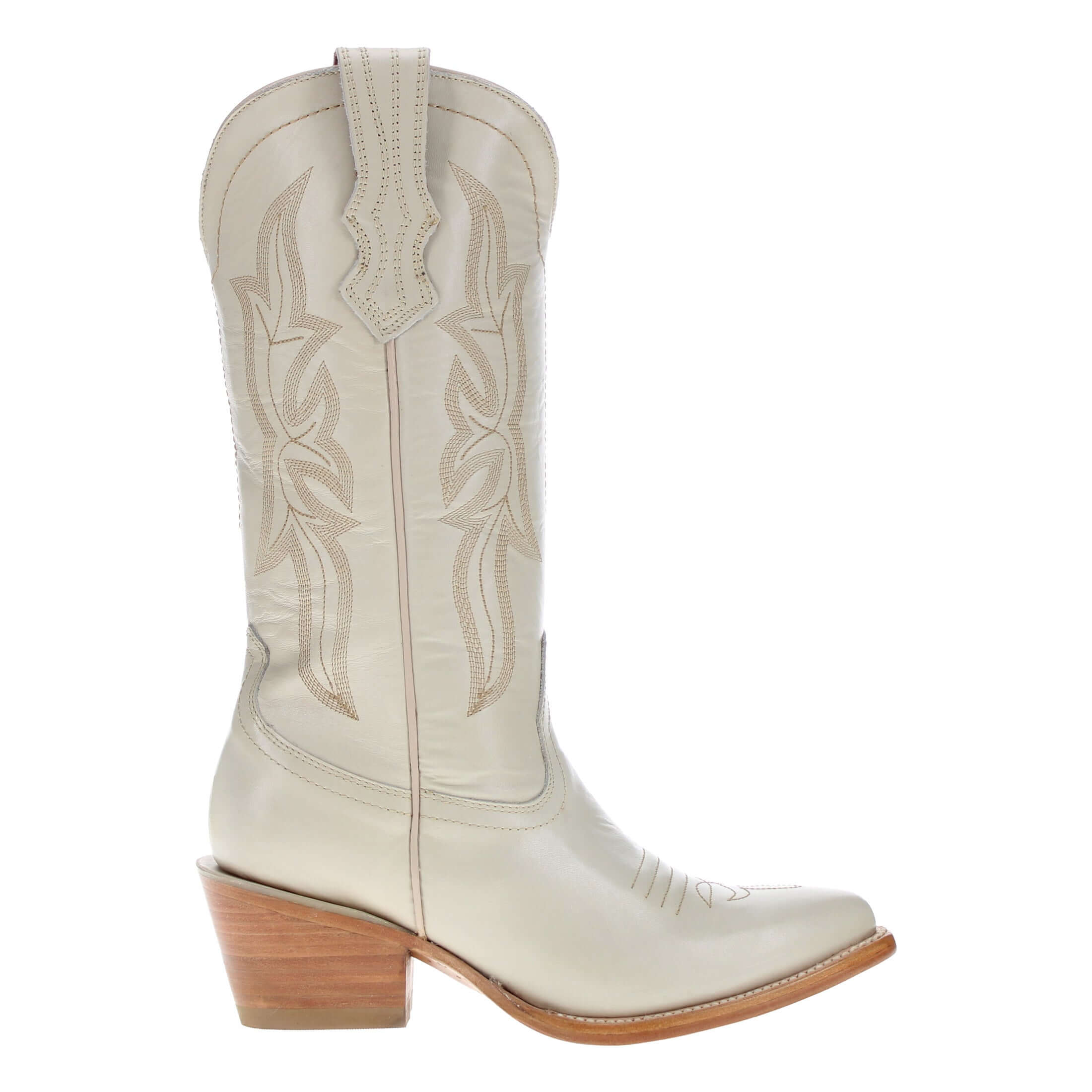 Women's Bone Leather Cowgirl Boots Quinn by Vaccari Core