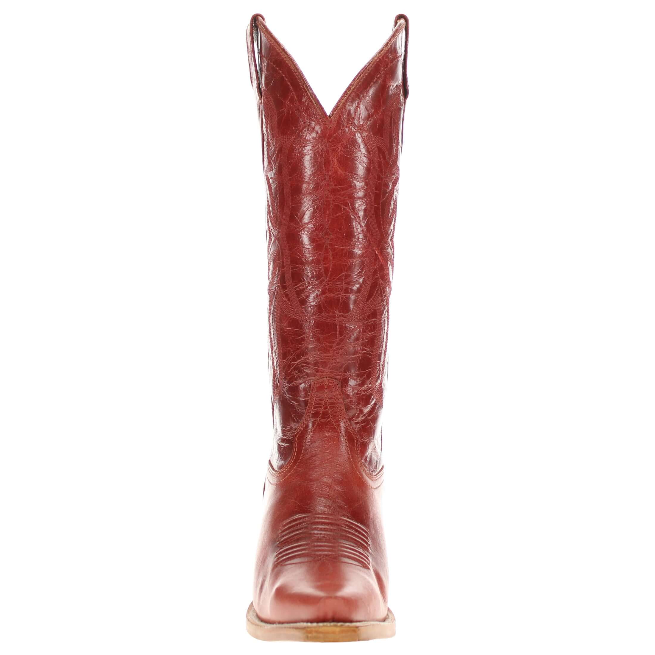 Women's Barnwood Red Leather Cowgirl Boots Sloane by Vaccari Core