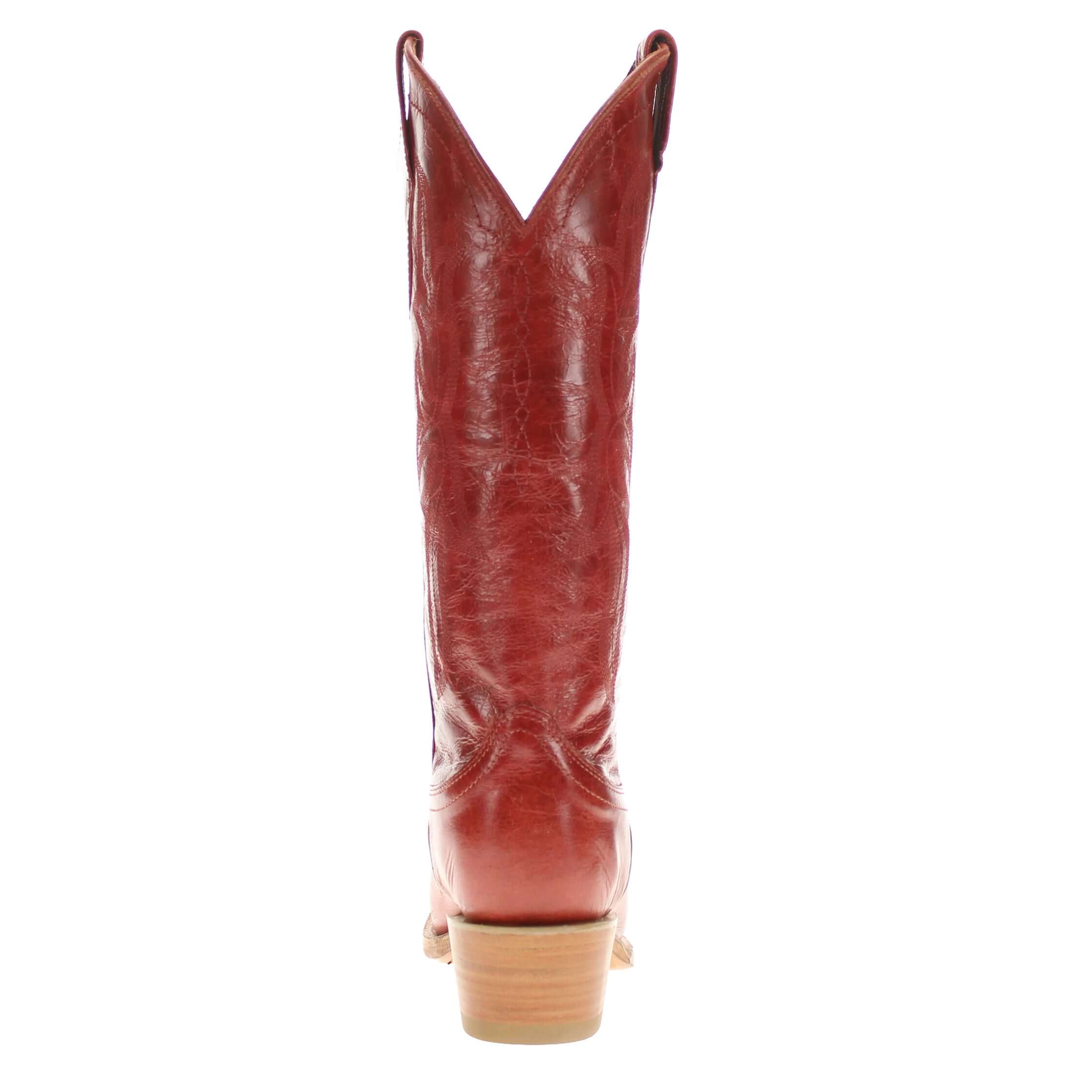 Women's Barnwood Red Leather Cowgirl Boots Sloane by Vaccari Core