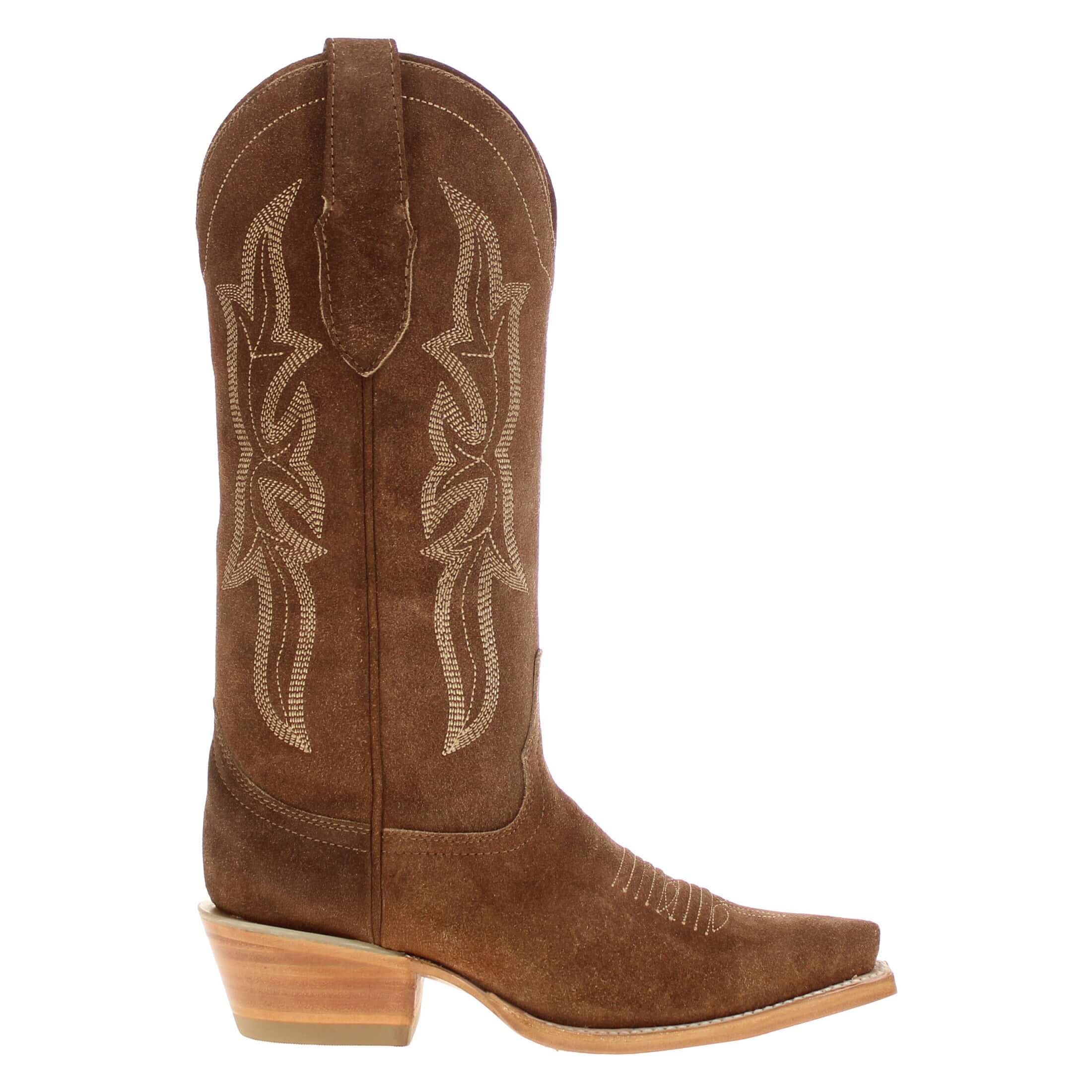 Women's Sand Suede Leather Cowgirl Boots Sloane by Vaccari Core