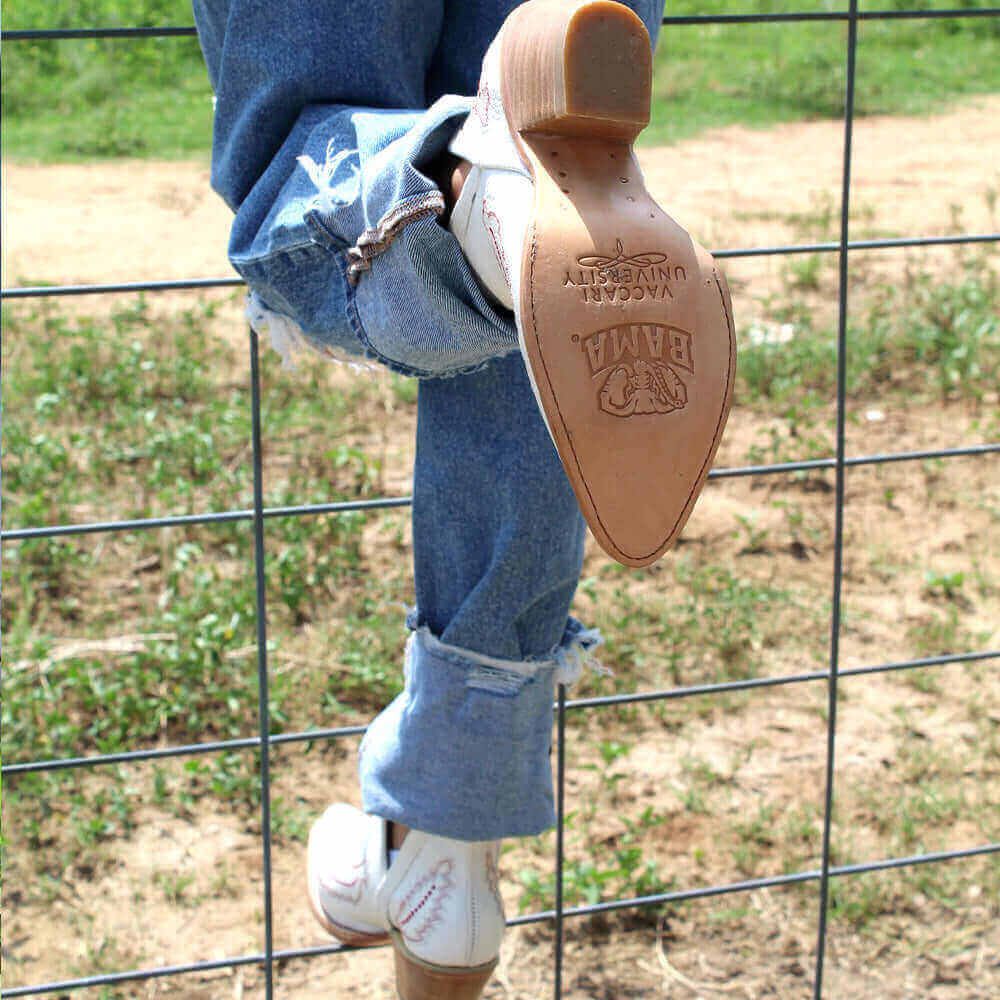 Women's University of Alabama Cowgirl Booties Natlaie by Vaccari University