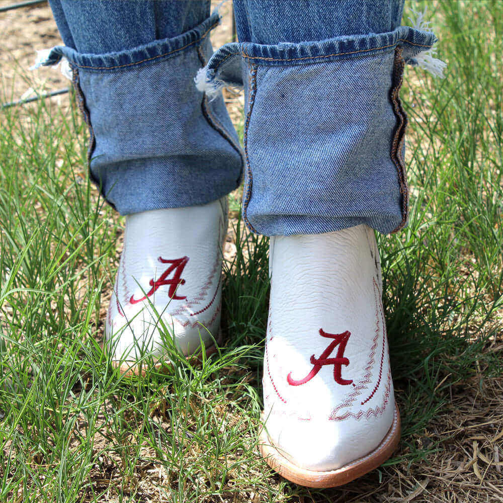 Women's University of Alabama Cowgirl Booties Natlaie by Vaccari University