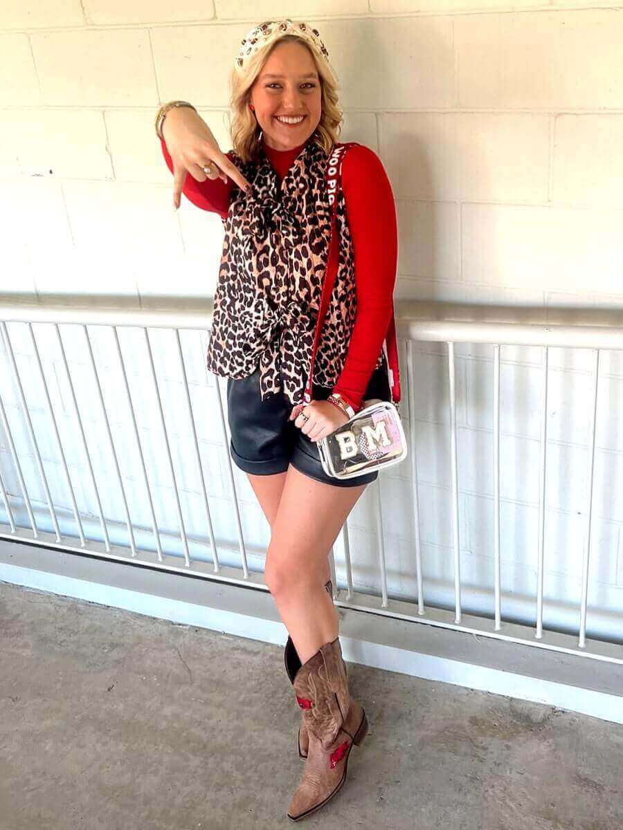 University of Arkansas Paige Cowgirl Boots