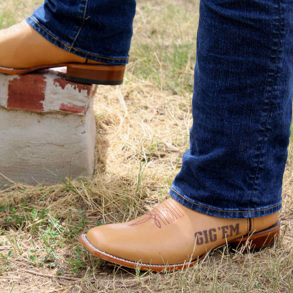 Men's Texas A&M Brown Cowboy Boots Weston by Vaccari University