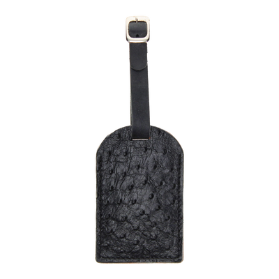 Full Quill Ostrich Luggage Tag