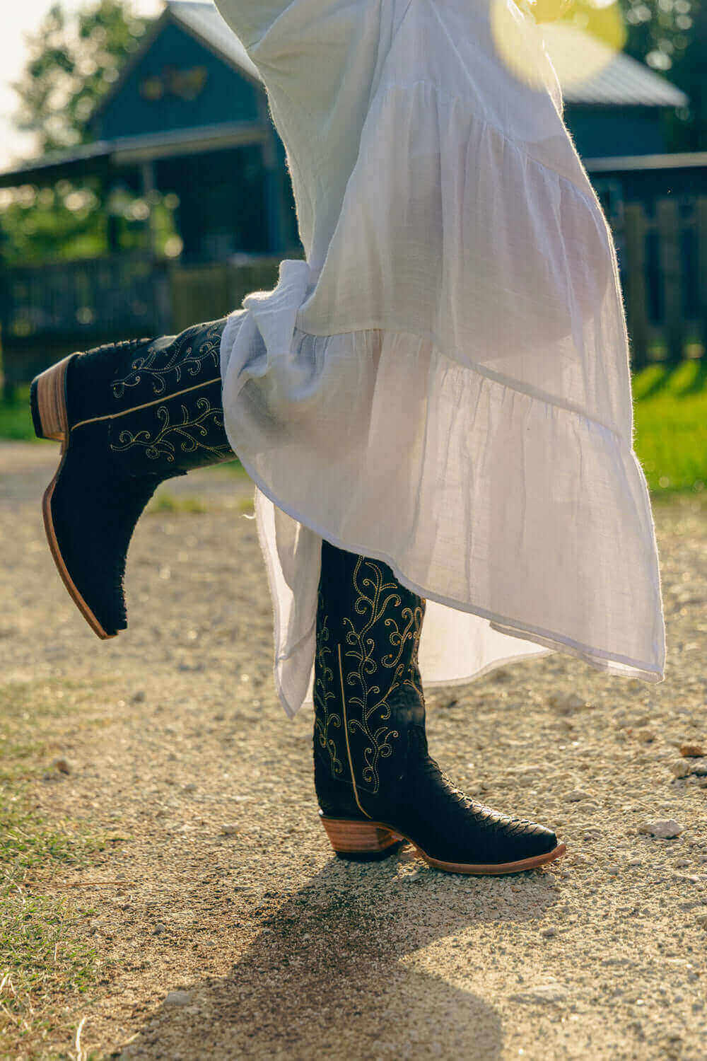 Mocha Python Women's Cowgirl Boots by Vaccari Core