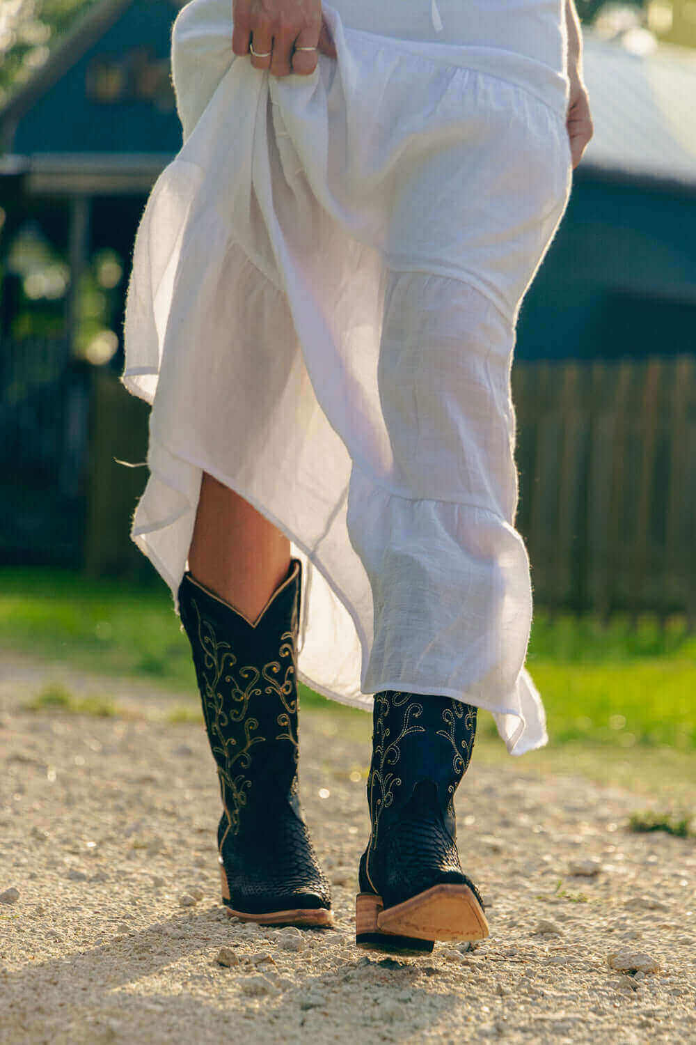 Mocha Python Women's Cowgirl Boots by Vaccari Core