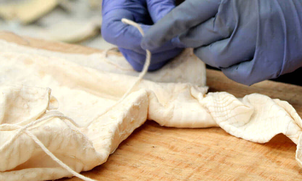 Leather from the factory