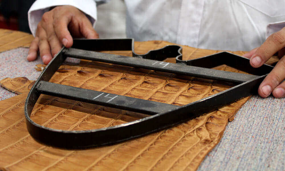 Leather from the factory