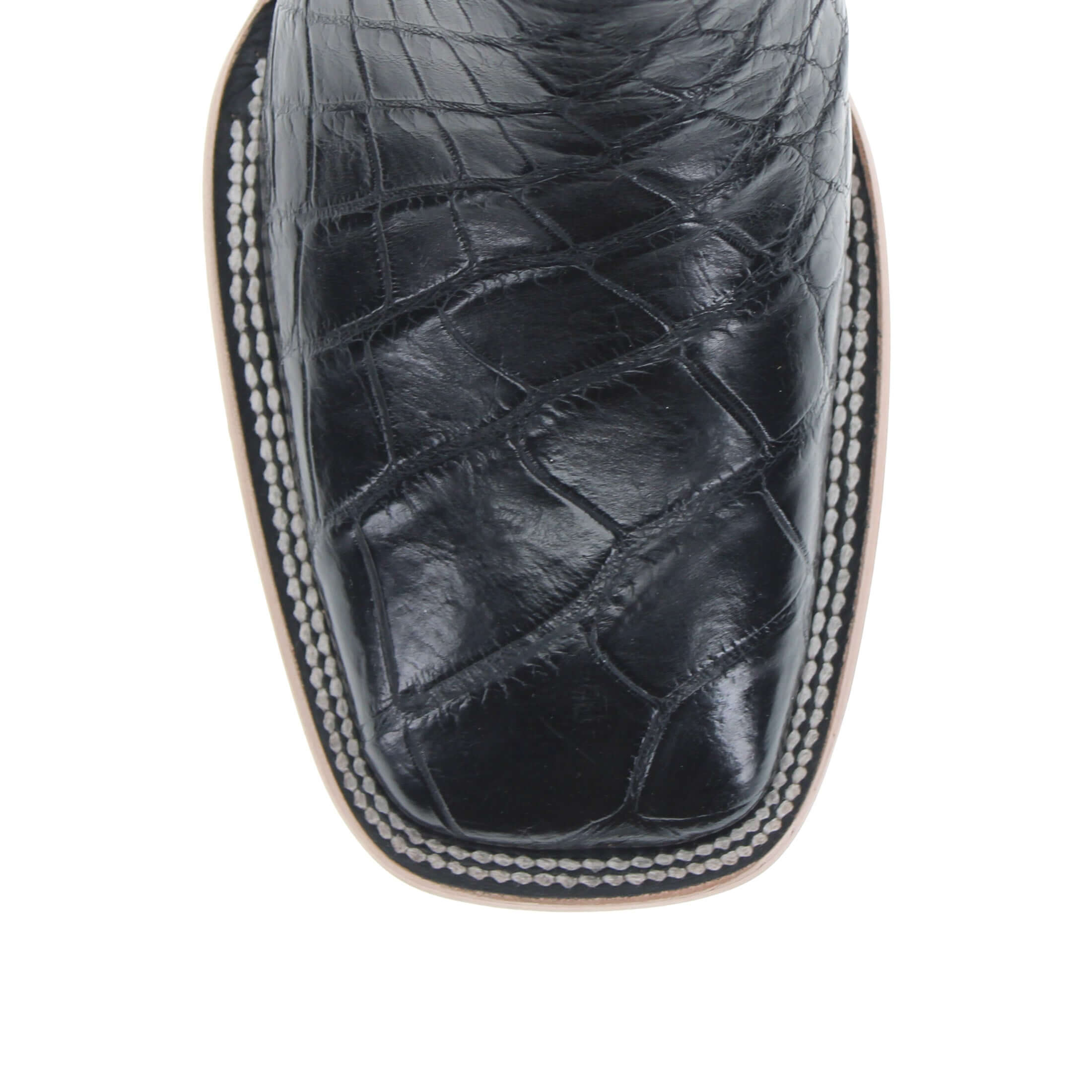 Men's Black Wild Caught Alligator Cowboy Boots Colt by Vaccari Core