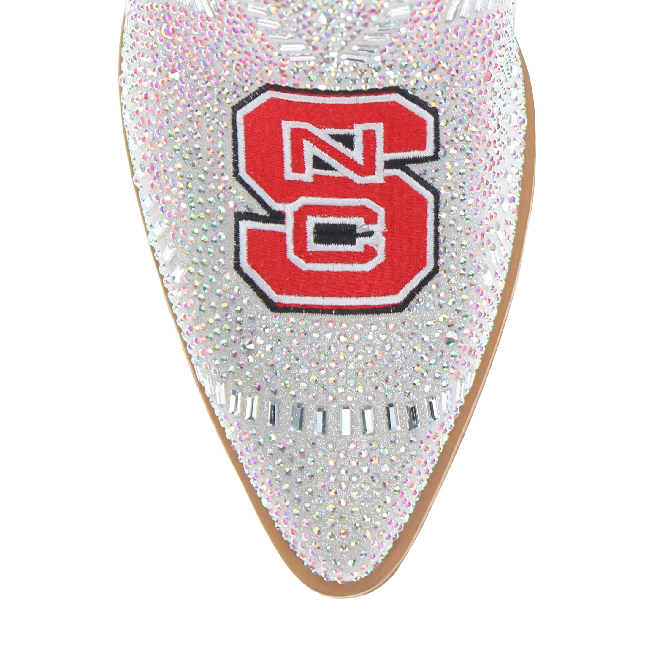 Women's NC State Natural Bling Cowgirl Booties Jade by V by Vaccari