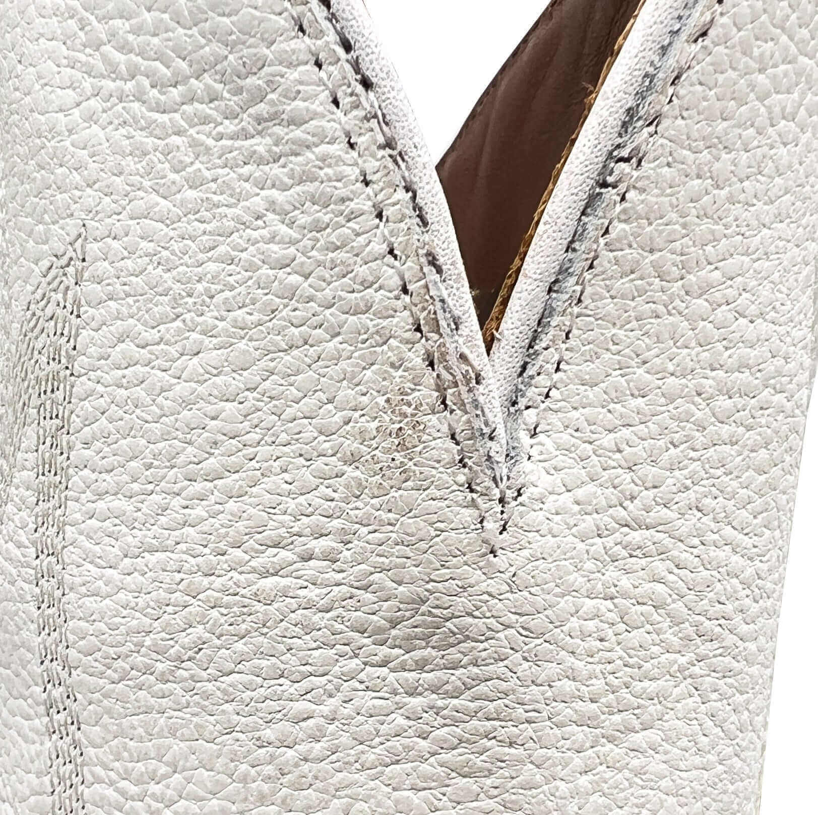 Women's University of Texas Longhorns All White Pointed Toe Cowgirl Boots Leighton by Vaccari - Less Then Prefect