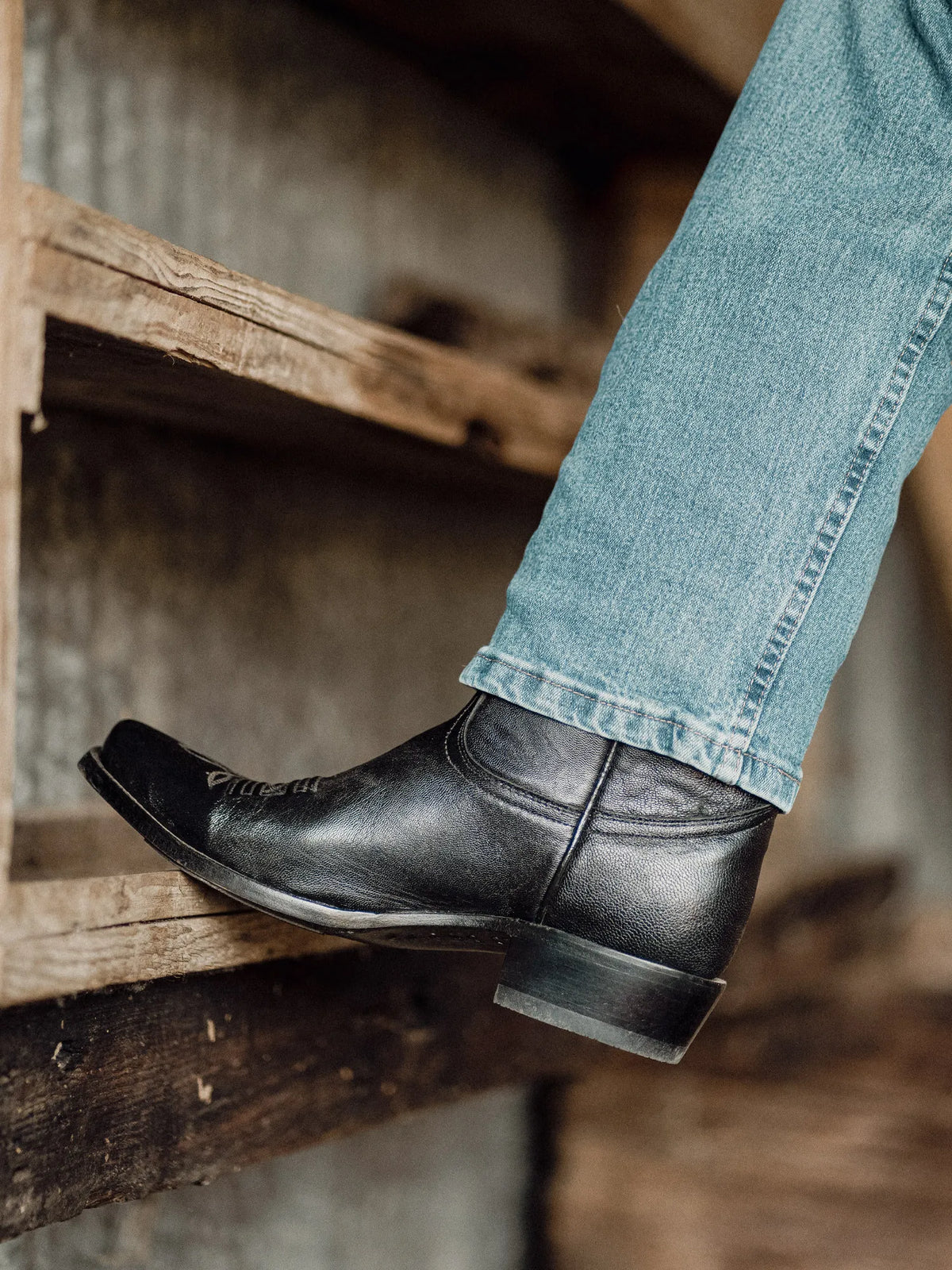 Men's Core Leather & Suede Black Friday