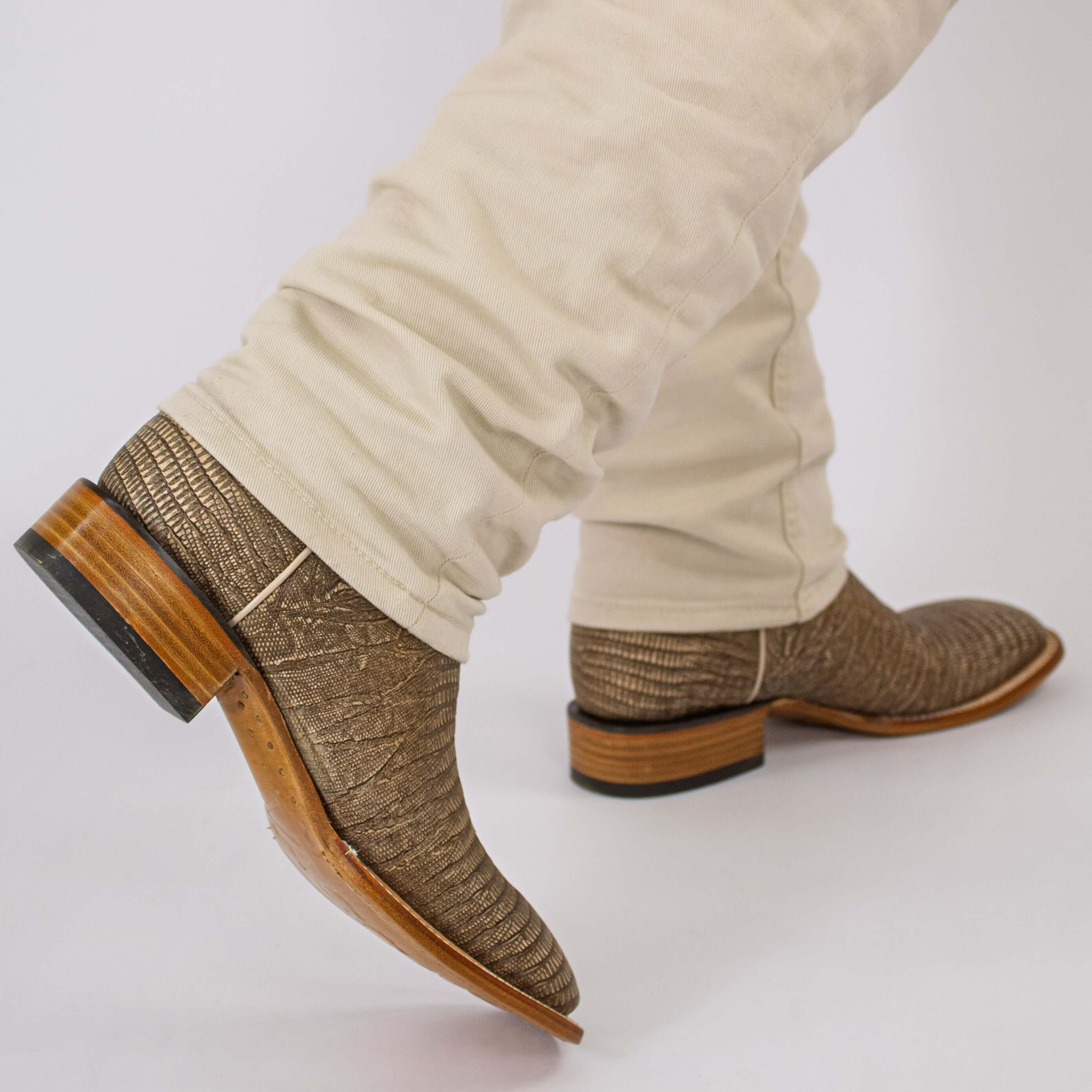 Men's Orix Lizard Print Cowboy Boots Nash by Vaccari Core