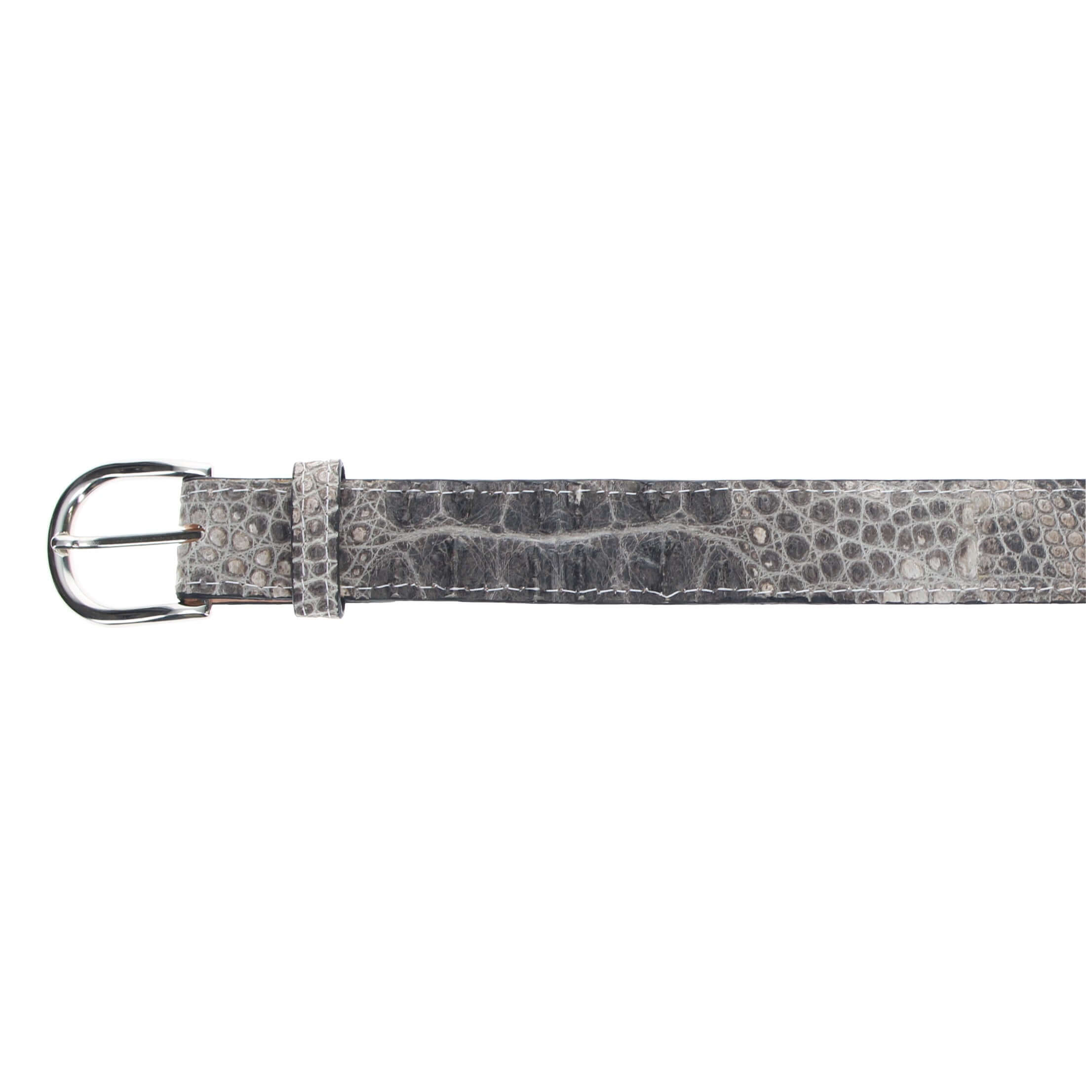 Natural Alligator Hornback Belt by Vaccari Core