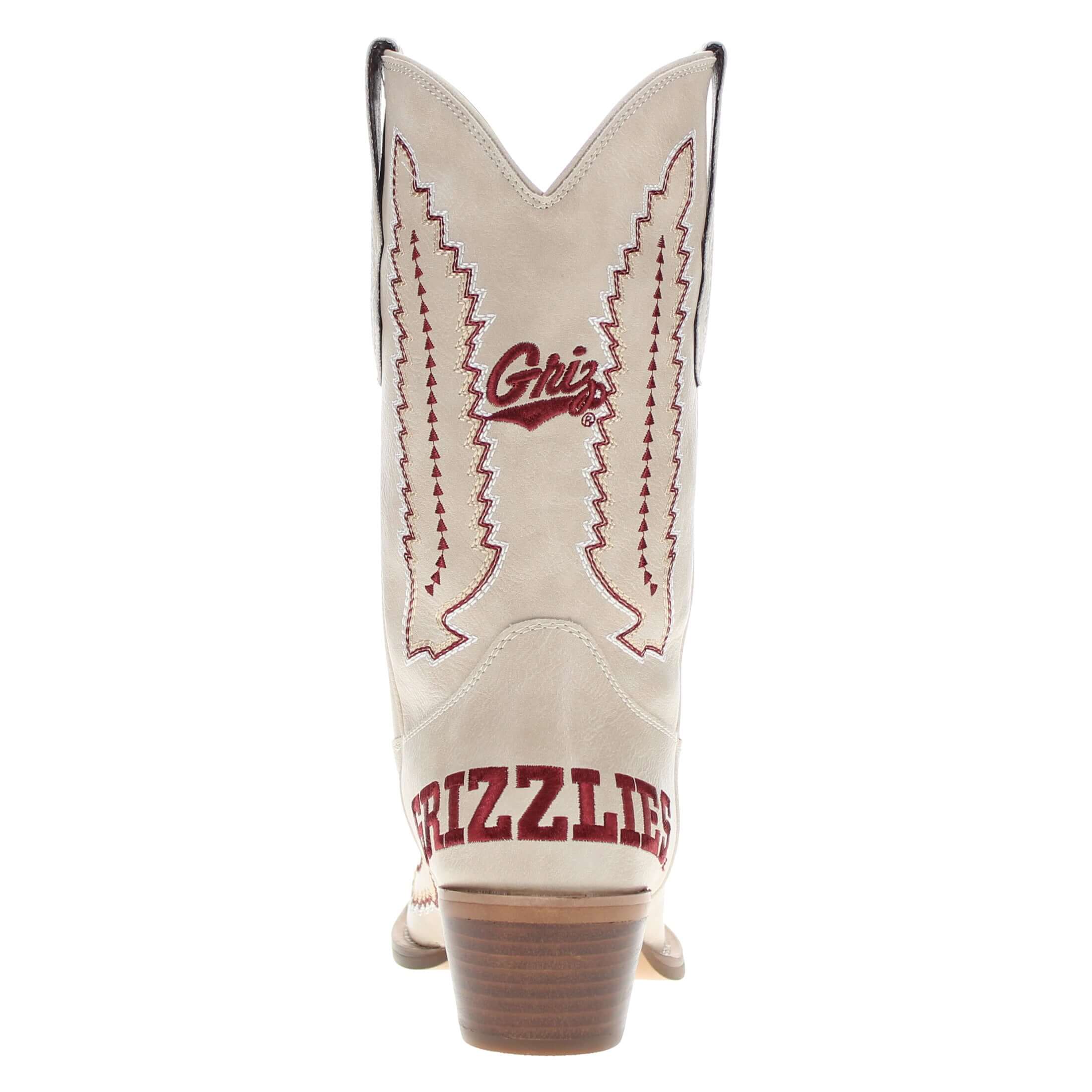 Women's University of Montana Bone Cowgirl Boot Mimi by V by Vaccari