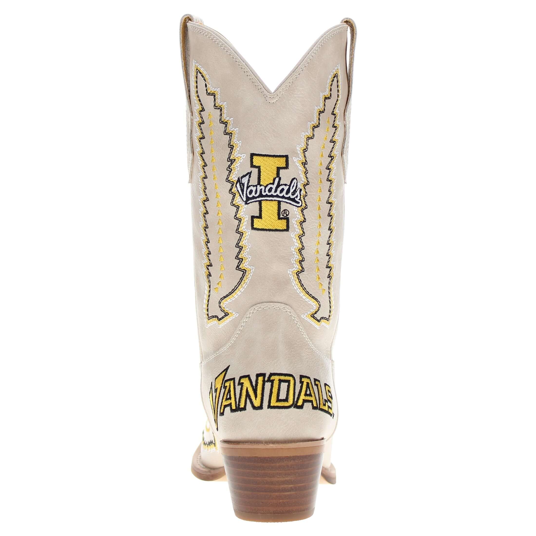 Women's University of Idaho Bone Cowgirl Boot Mimi by V by Vaccari