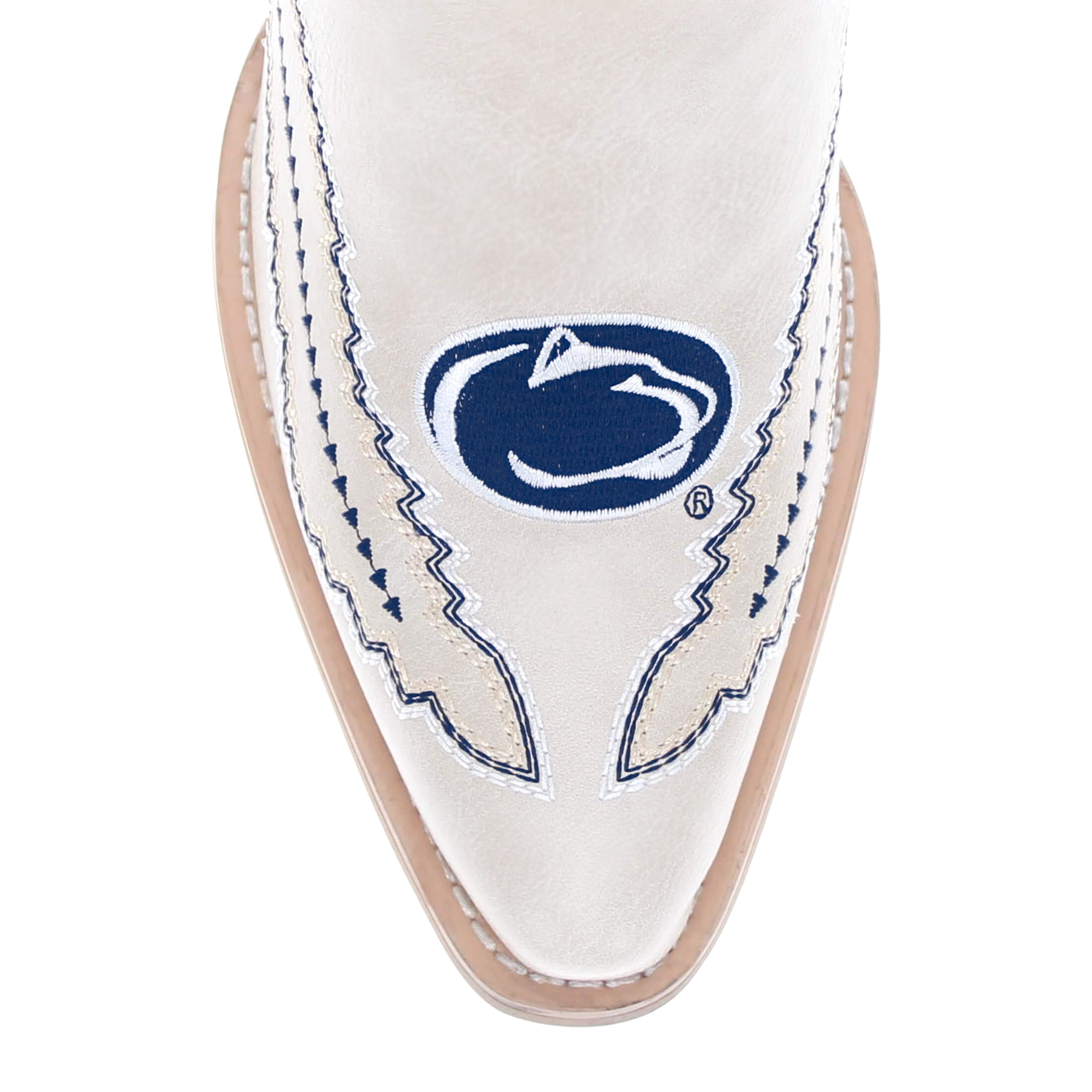Women's Penn State University Bone Cowgirl Boot Mimi by V by Vaccari