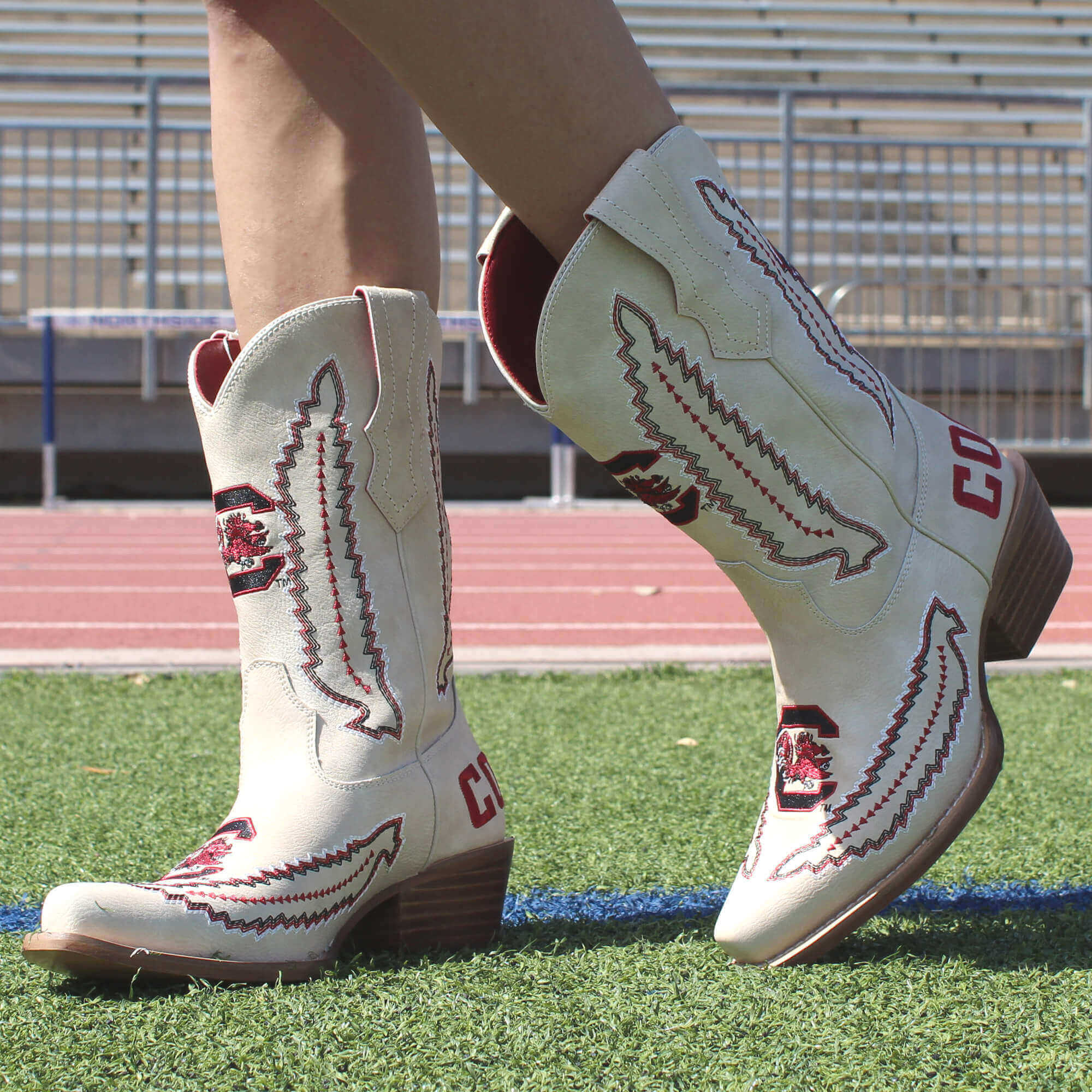 University of South Carolina Mimi Short Bone Boot By V By Vaccari