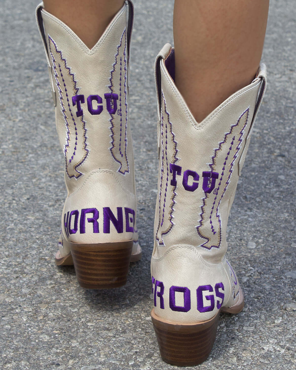 Women's TCU Bone Boots Mimi By V by Vaccari