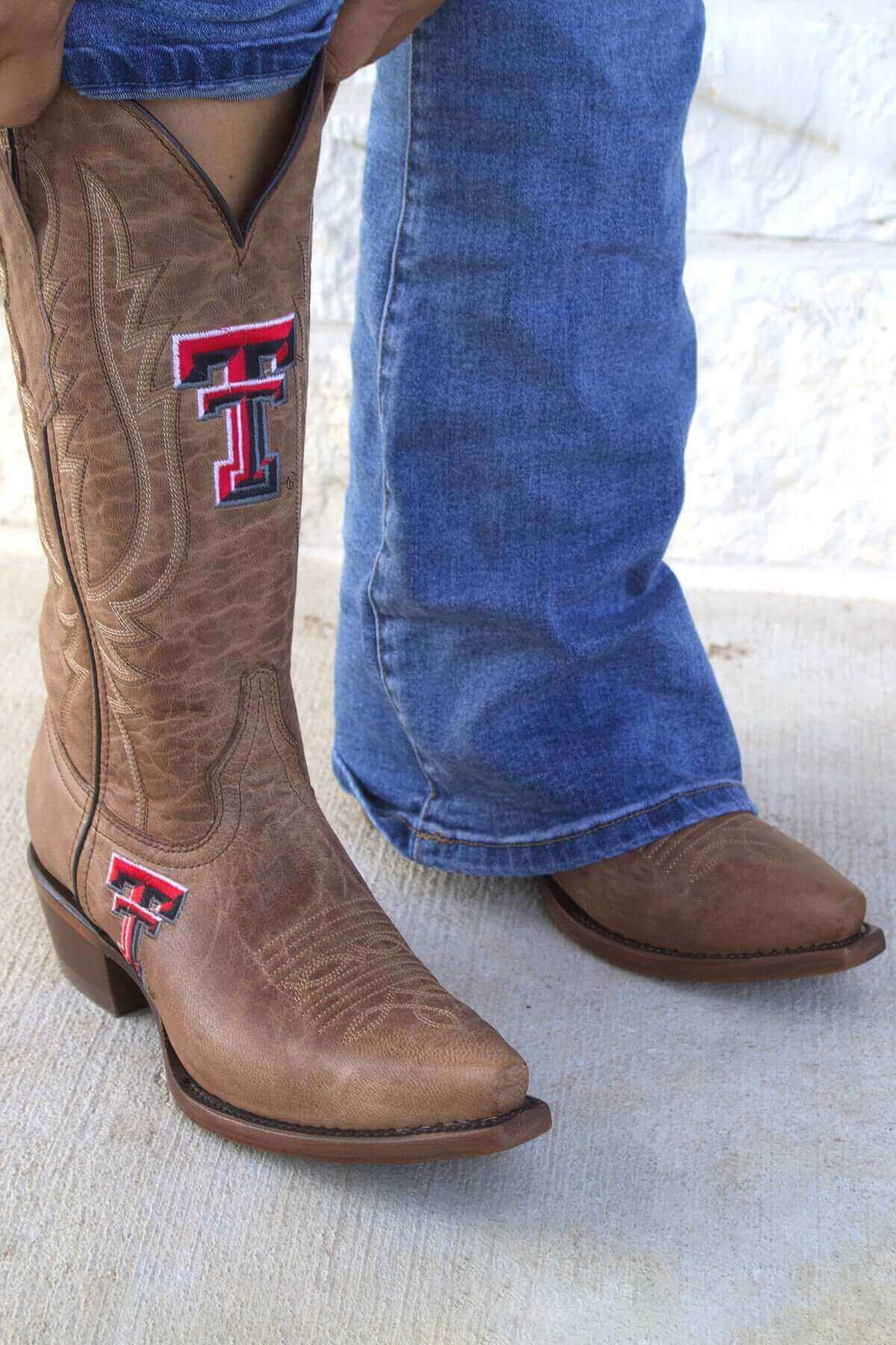 Texas Tech University Brown Women's Cowgirl Boots Paige by Vaccari University