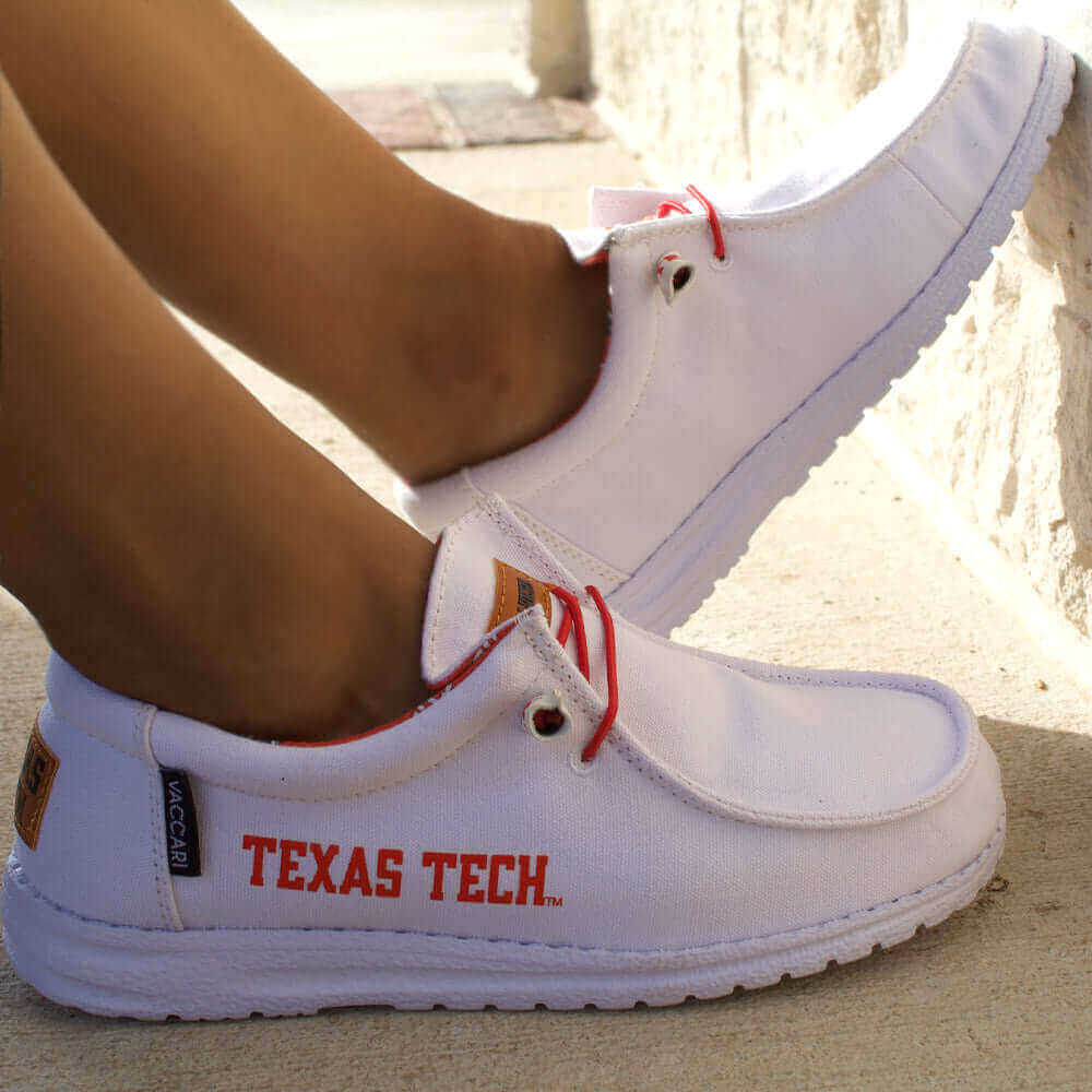 Texas Tech Canvas Shoes by Vaccari University