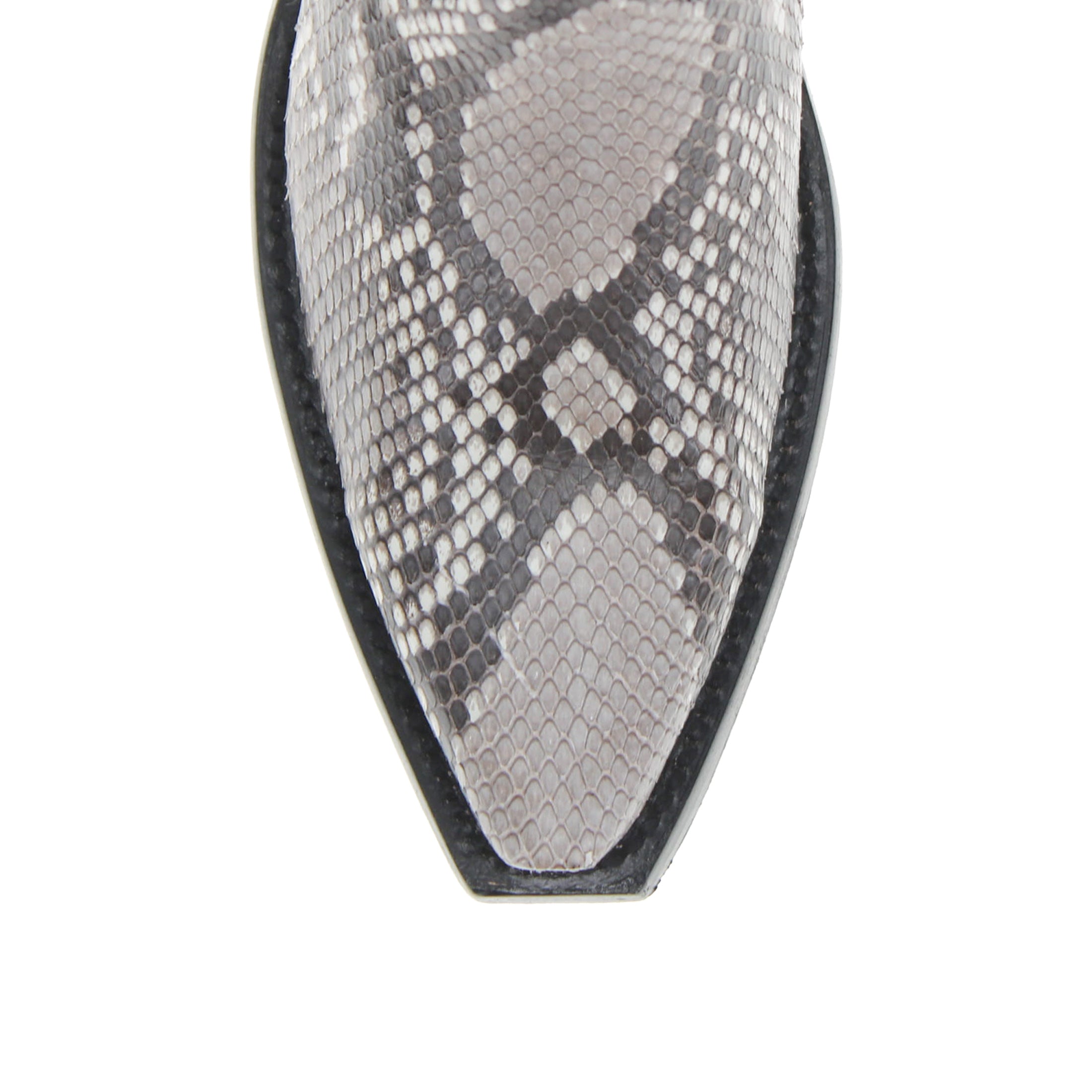 Women's Natural Python Snip Toe Cowgirl Boots Zara by Vaccari