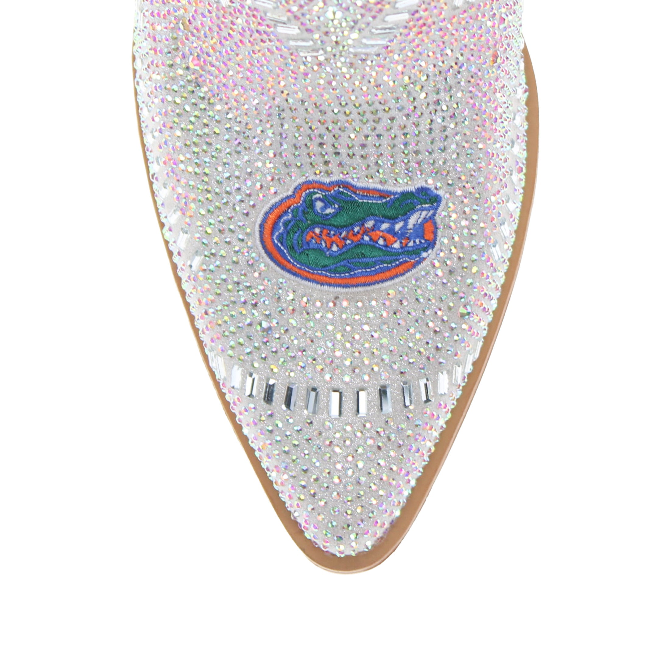 Women's University of Florida Natural Bling Cowgirl Booties Jade by V by Vaccari