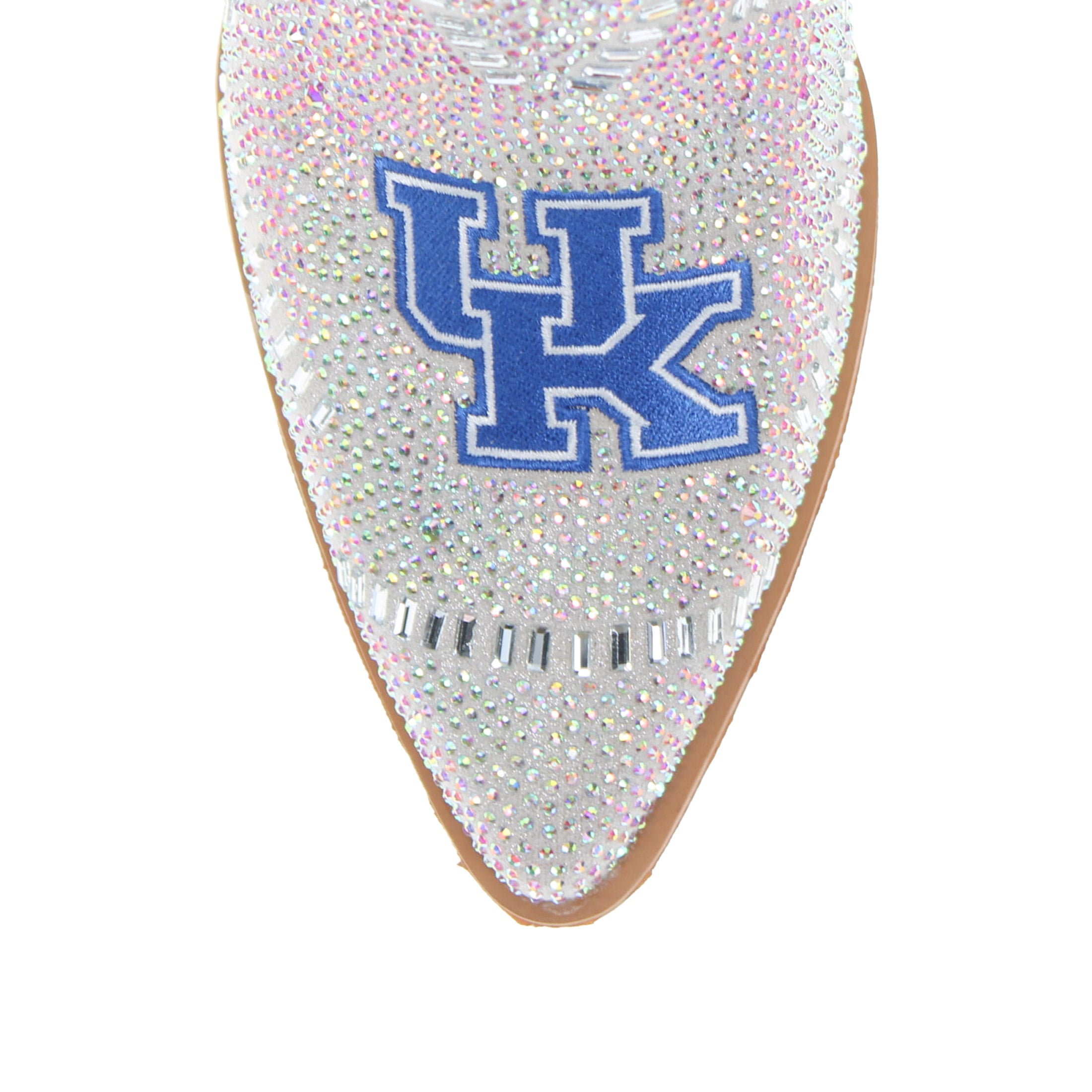 Women's University of Kentucky Natural Bling Cowgirl Booties Jade by V by Vaccari
