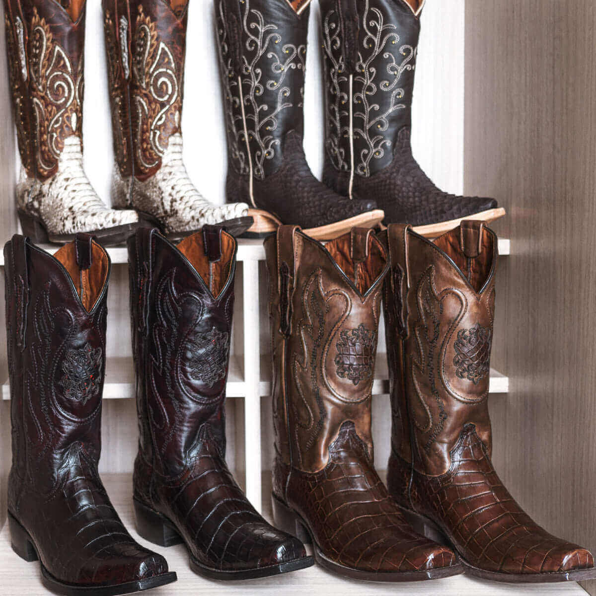 Men's and Women's Exotic Cowboy Boots by Vaccari Core