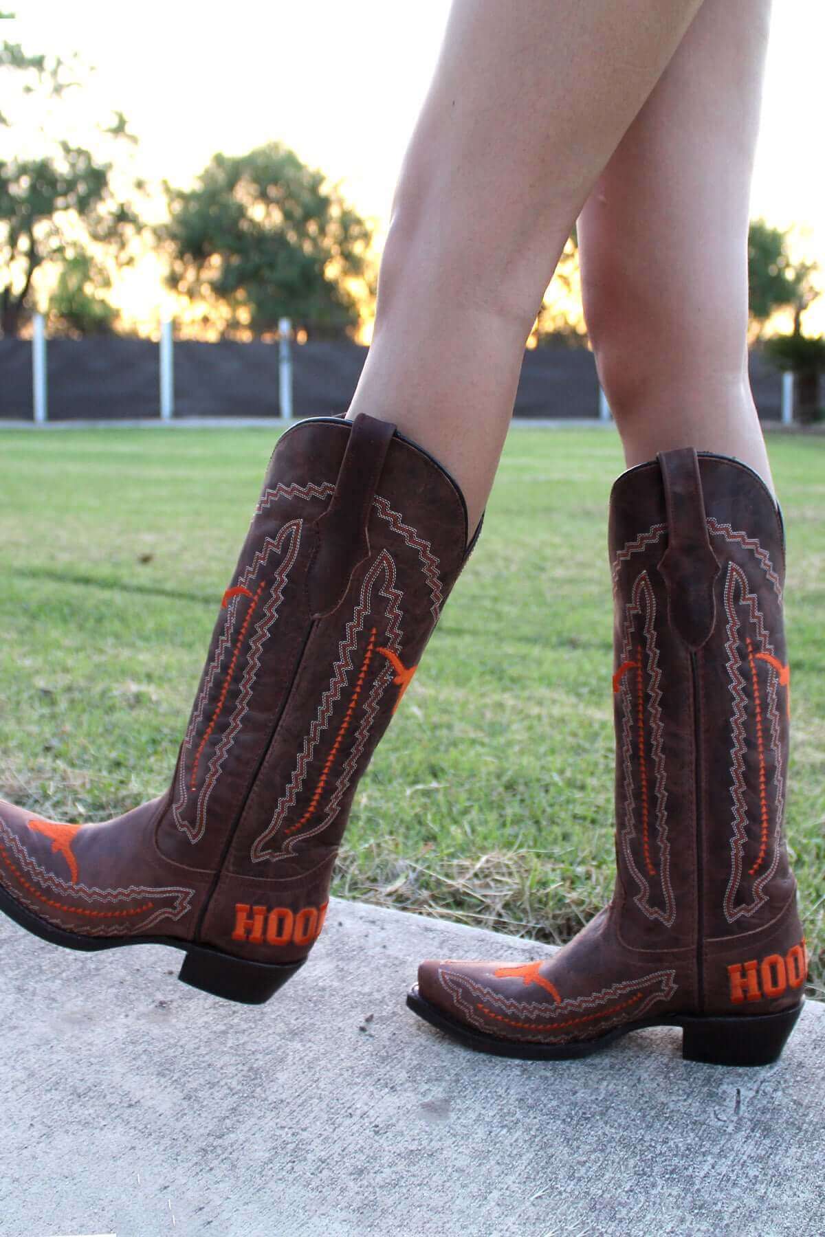 University of Texas Brown Women's Cowgirl Boots Naomi by Vaccari University